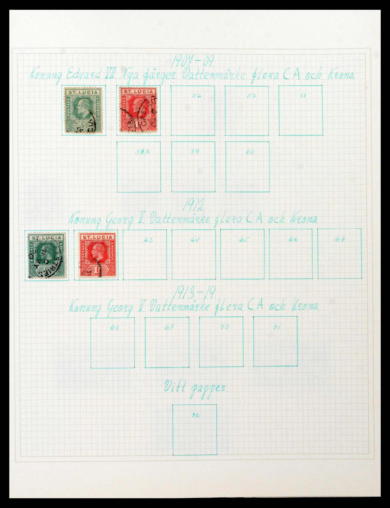 38522 0041 - Postzegelverzameling 38522 Engelse koloniën 1859-1980.