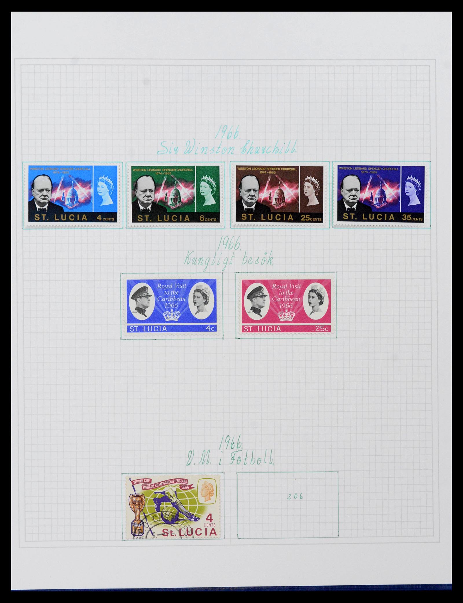 38522 0051 - Postzegelverzameling 38522 Engelse koloniën 1859-1980.