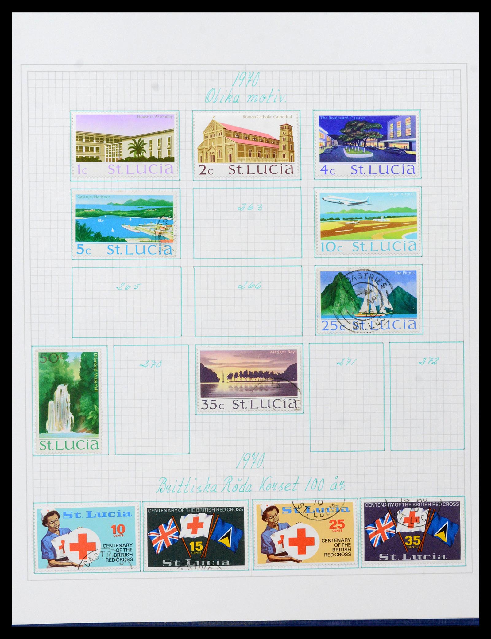 38522 0056 - Postzegelverzameling 38522 Engelse koloniën 1859-1980.