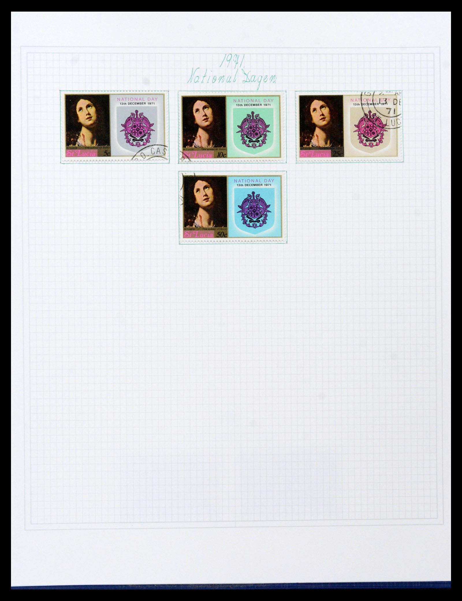 38522 0059 - Postzegelverzameling 38522 Engelse koloniën 1859-1980.