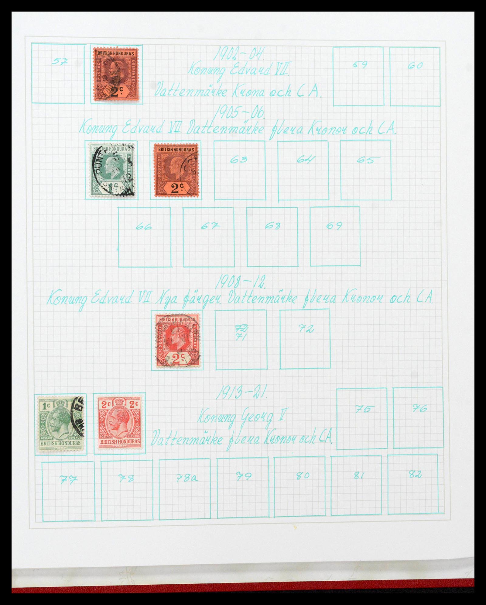 38522 1064 - Postzegelverzameling 38522 Engelse koloniën 1859-1980.