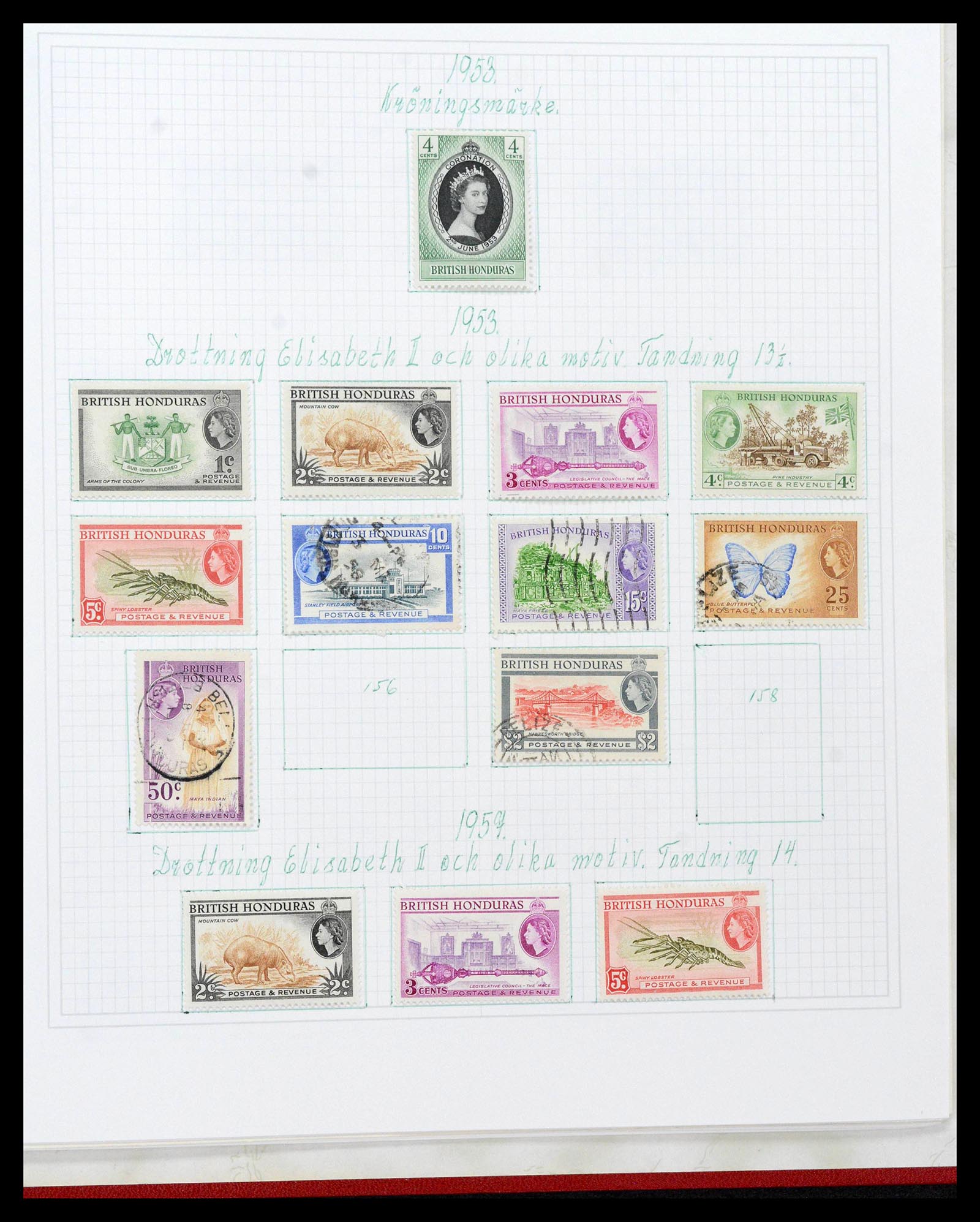 38522 1069 - Postzegelverzameling 38522 Engelse koloniën 1859-1980.