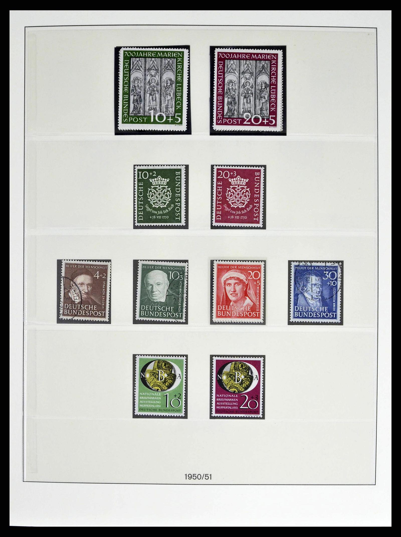 38524 0003 - Stamp collection 38524 Bundespost 1949-1970.