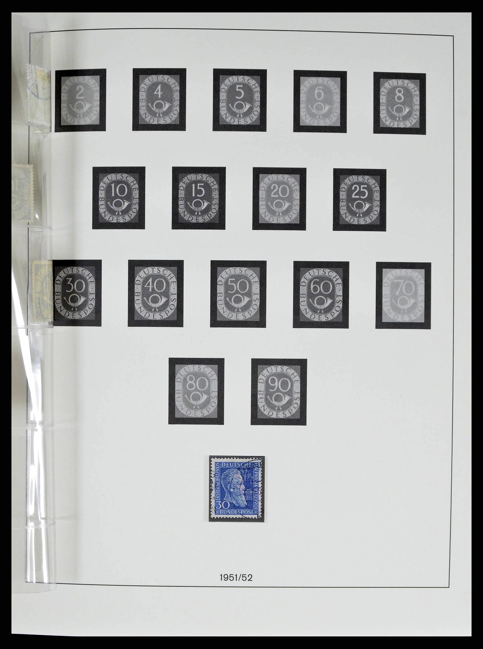 38524 0006 - Postzegelverzameling 38524 Bundespost 1949-1970.