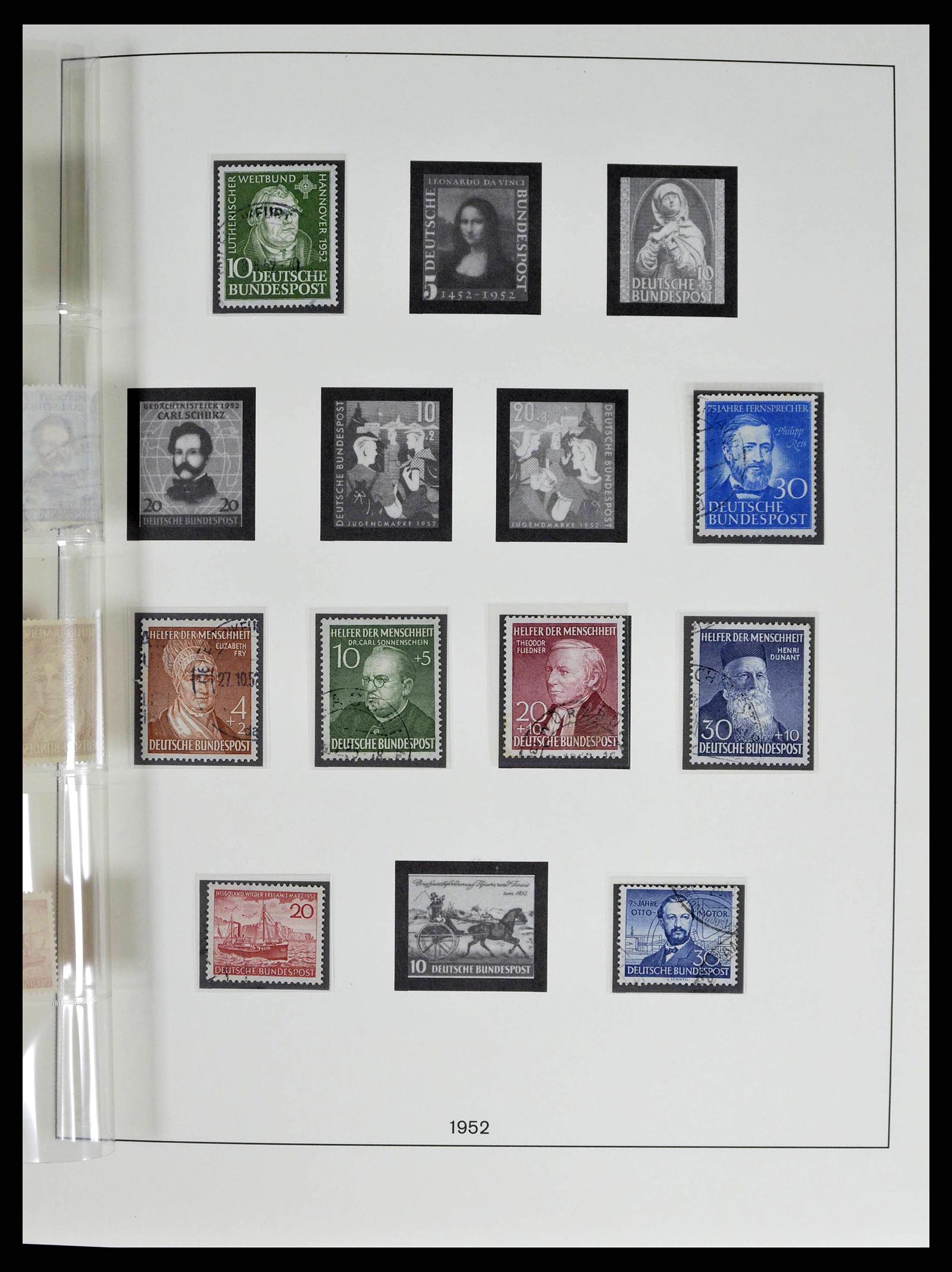 38524 0008 - Postzegelverzameling 38524 Bundespost 1949-1970.