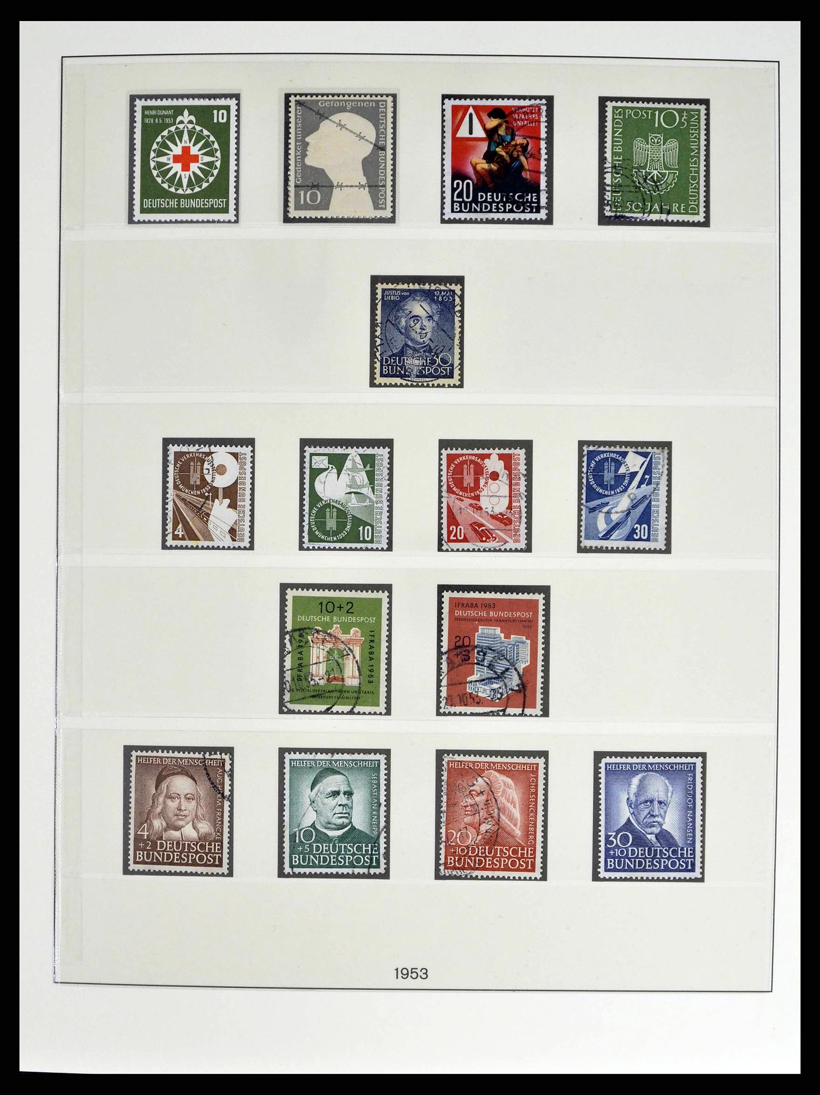 38524 0009 - Stamp collection 38524 Bundespost 1949-1970.