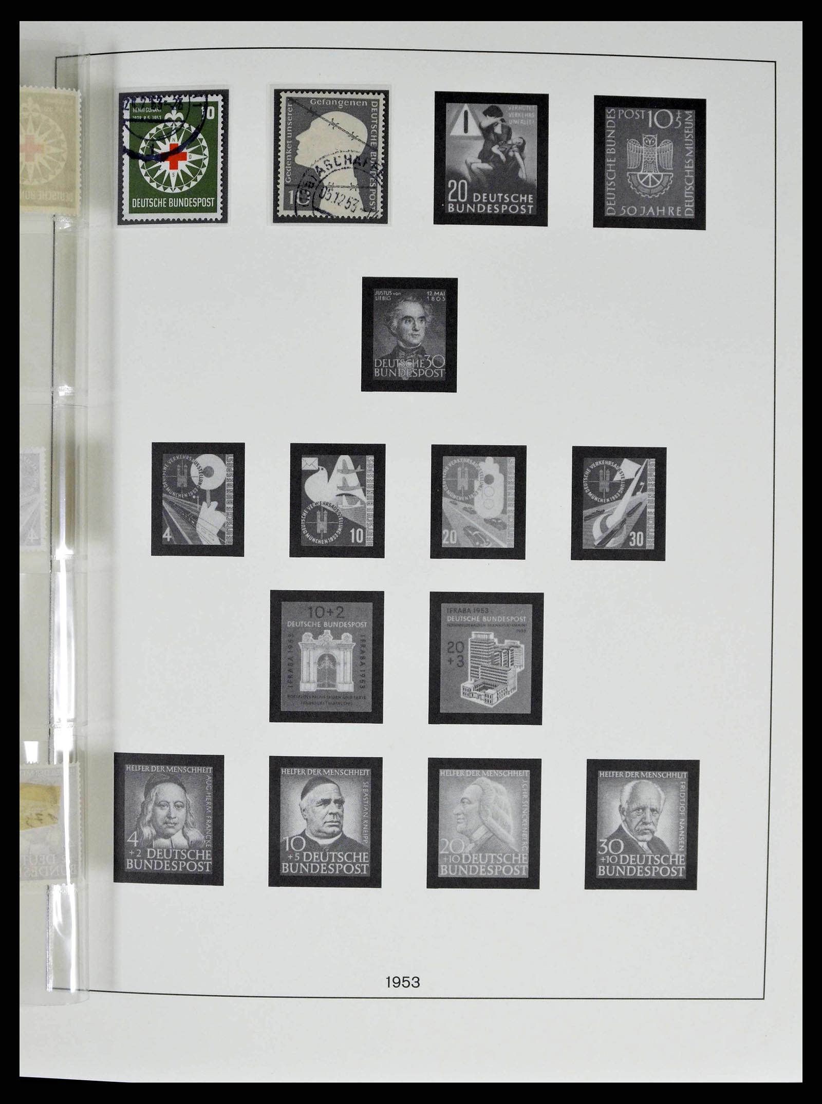 38524 0010 - Postzegelverzameling 38524 Bundespost 1949-1970.