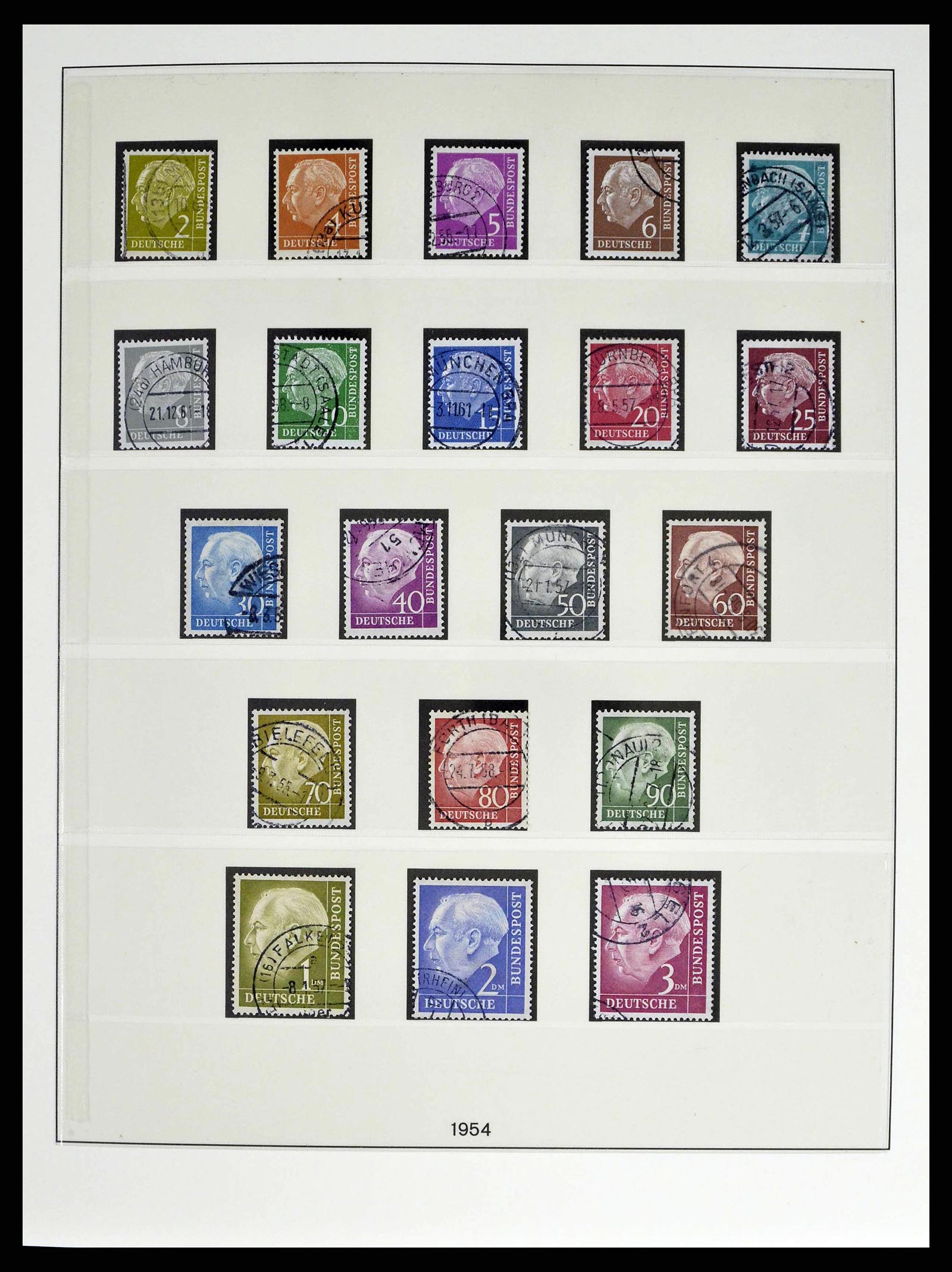 38524 0011 - Postzegelverzameling 38524 Bundespost 1949-1970.
