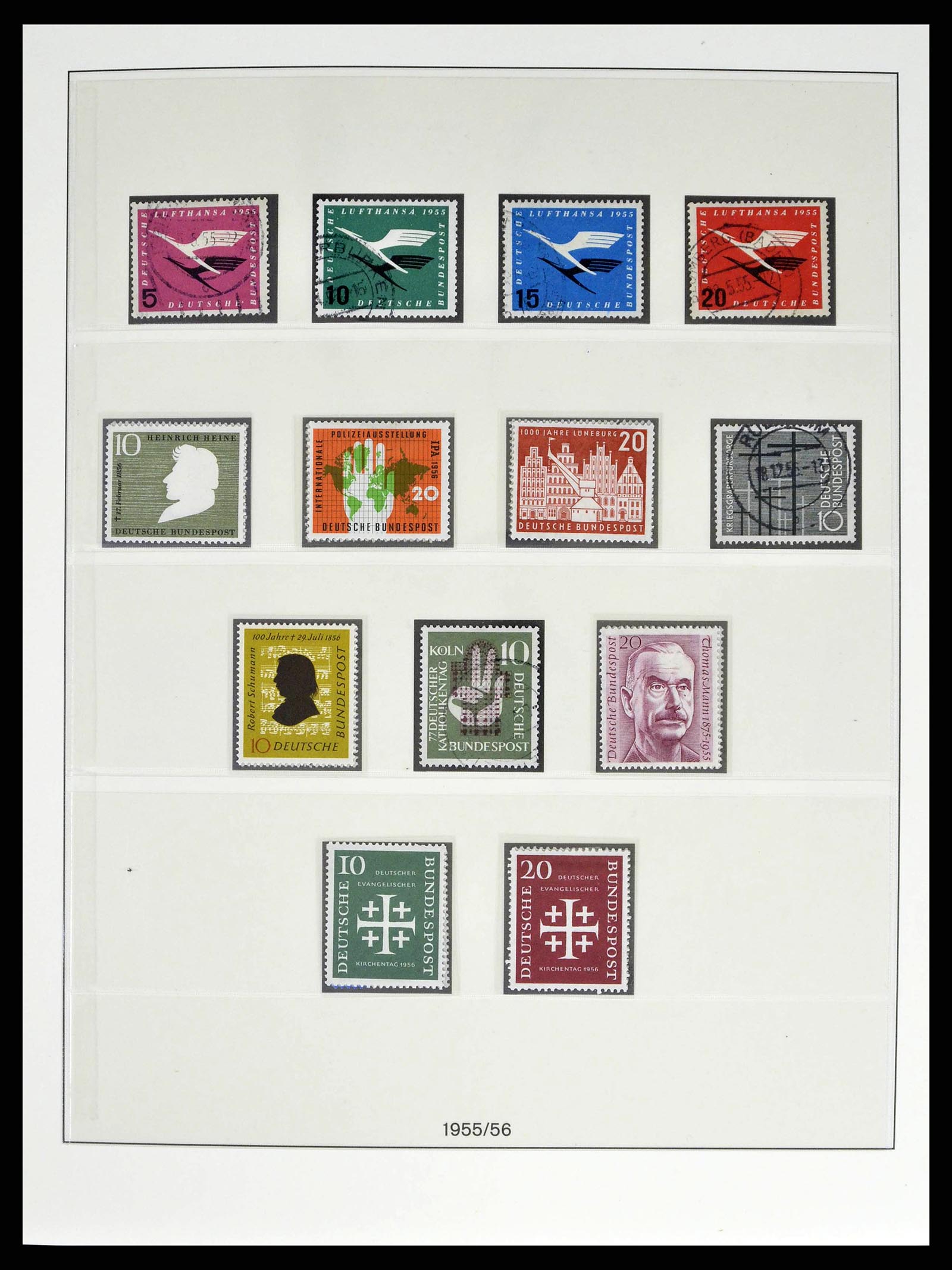 38524 0015 - Postzegelverzameling 38524 Bundespost 1949-1970.