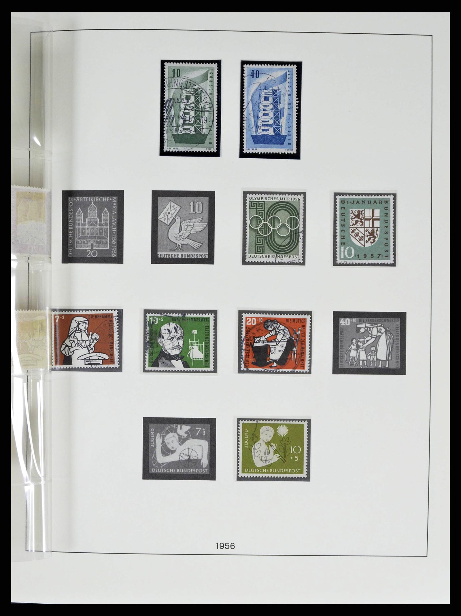 38524 0018 - Postzegelverzameling 38524 Bundespost 1949-1970.
