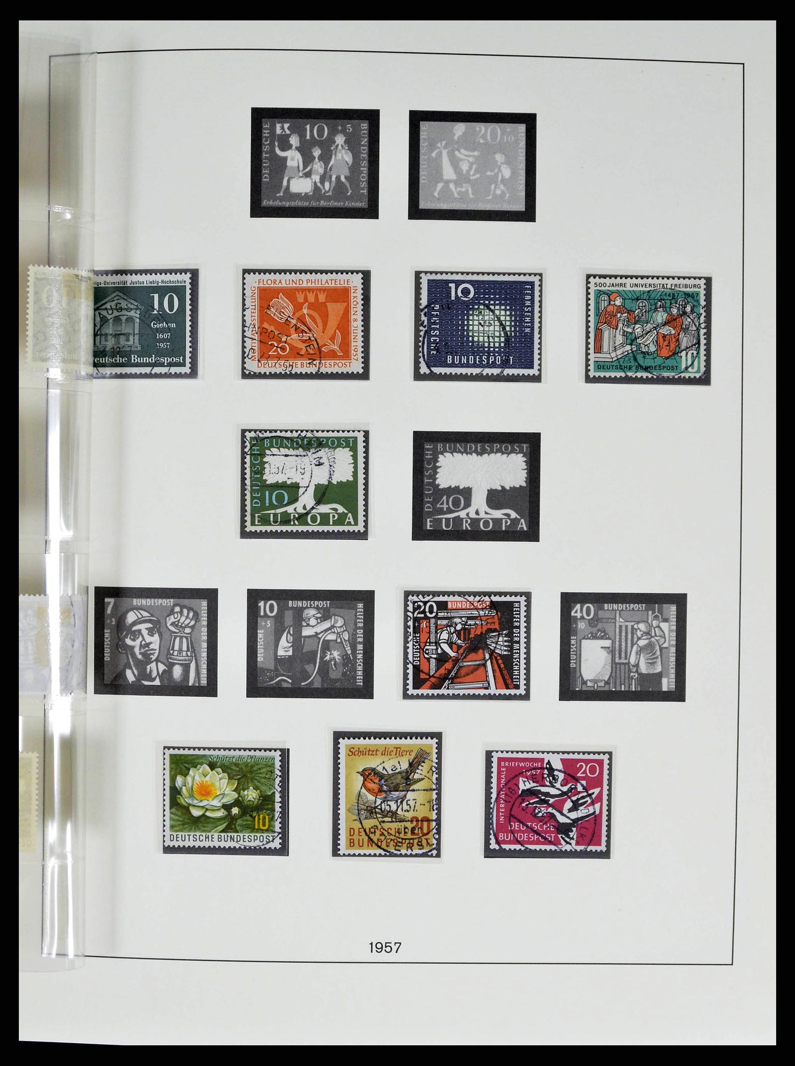 38524 0020 - Postzegelverzameling 38524 Bundespost 1949-1970.