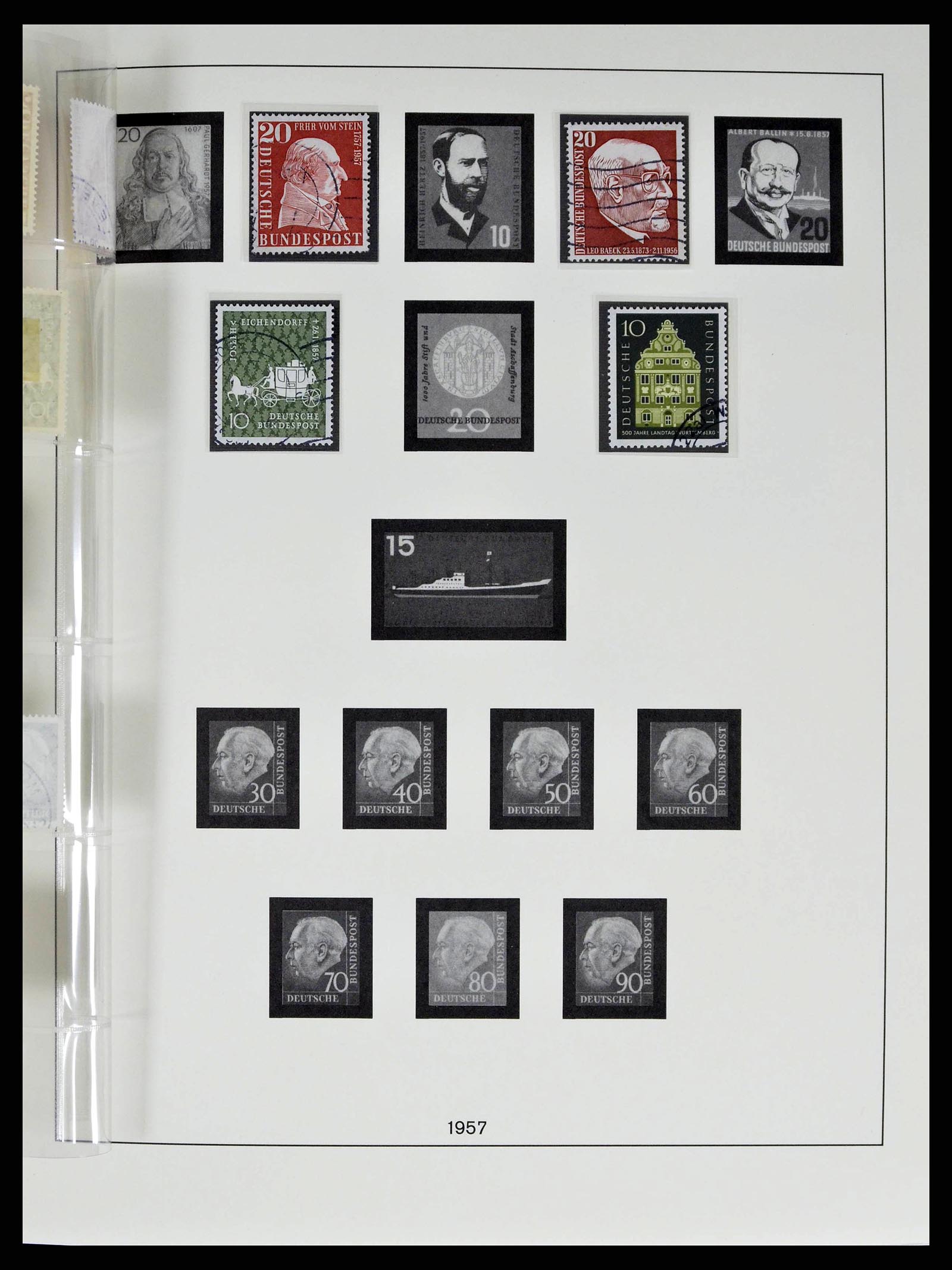 38524 0022 - Postzegelverzameling 38524 Bundespost 1949-1970.