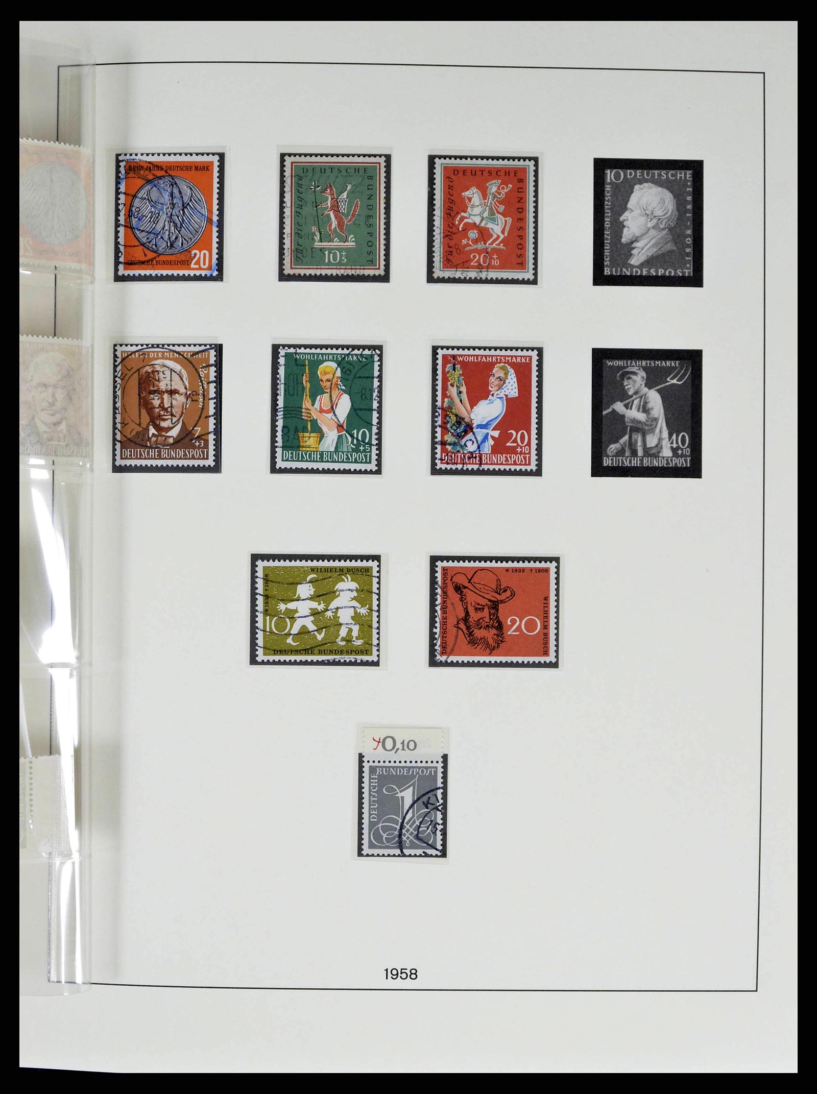 38524 0024 - Postzegelverzameling 38524 Bundespost 1949-1970.