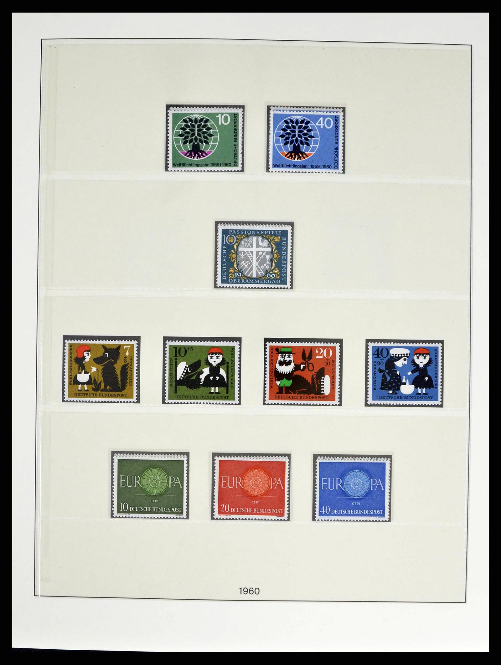 38524 0033 - Postzegelverzameling 38524 Bundespost 1949-1970.