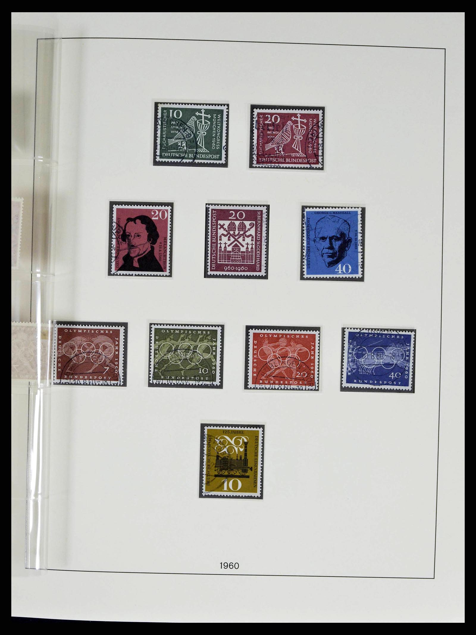 38524 0036 - Postzegelverzameling 38524 Bundespost 1949-1970.