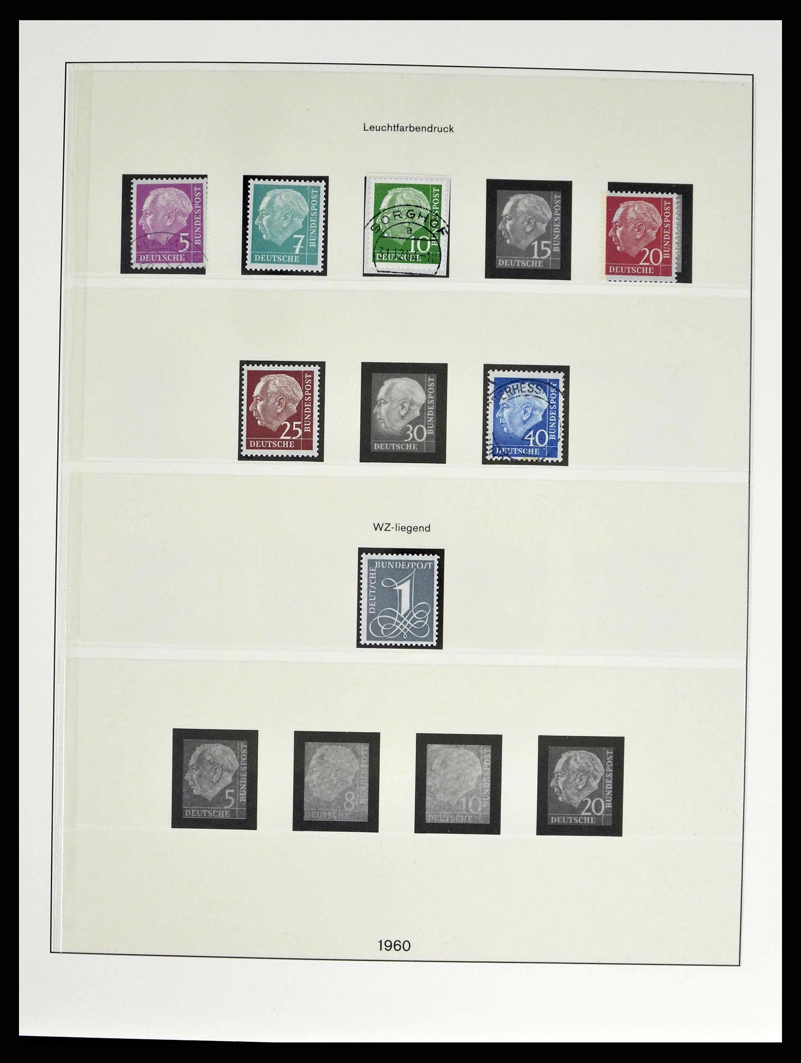 38524 0037 - Postzegelverzameling 38524 Bundespost 1949-1970.