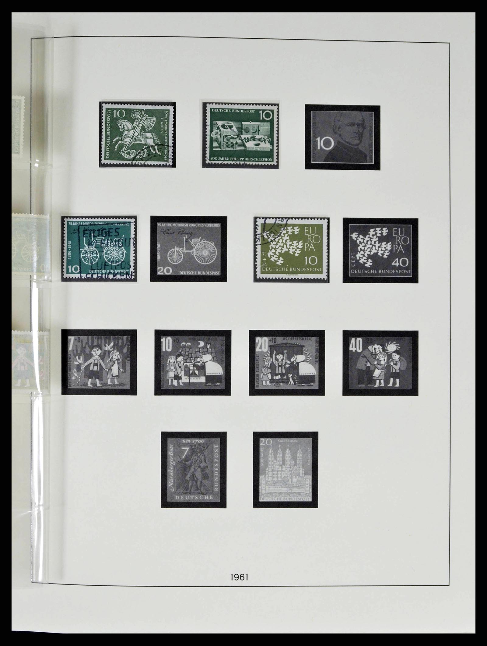 38524 0039 - Postzegelverzameling 38524 Bundespost 1949-1970.