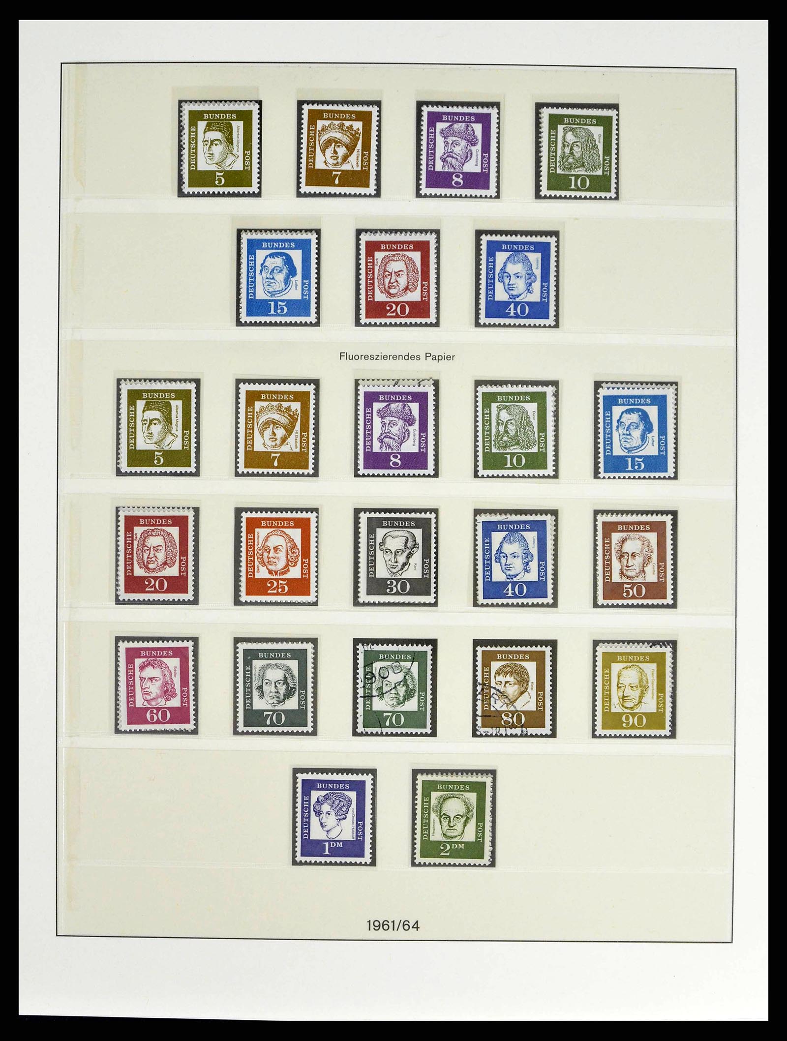 38524 0040 - Postzegelverzameling 38524 Bundespost 1949-1970.