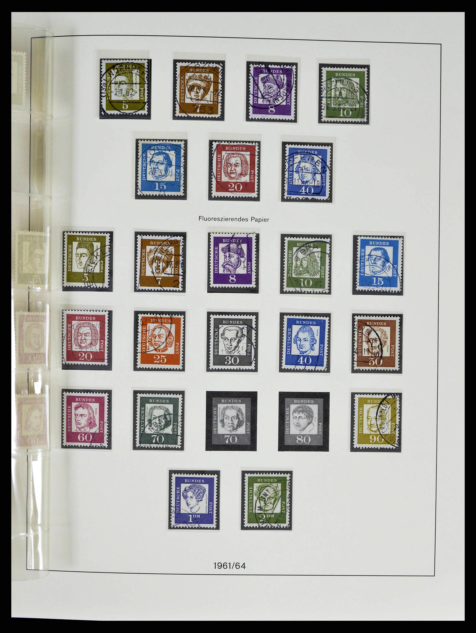 38524 0041 - Stamp collection 38524 Bundespost 1949-1970.