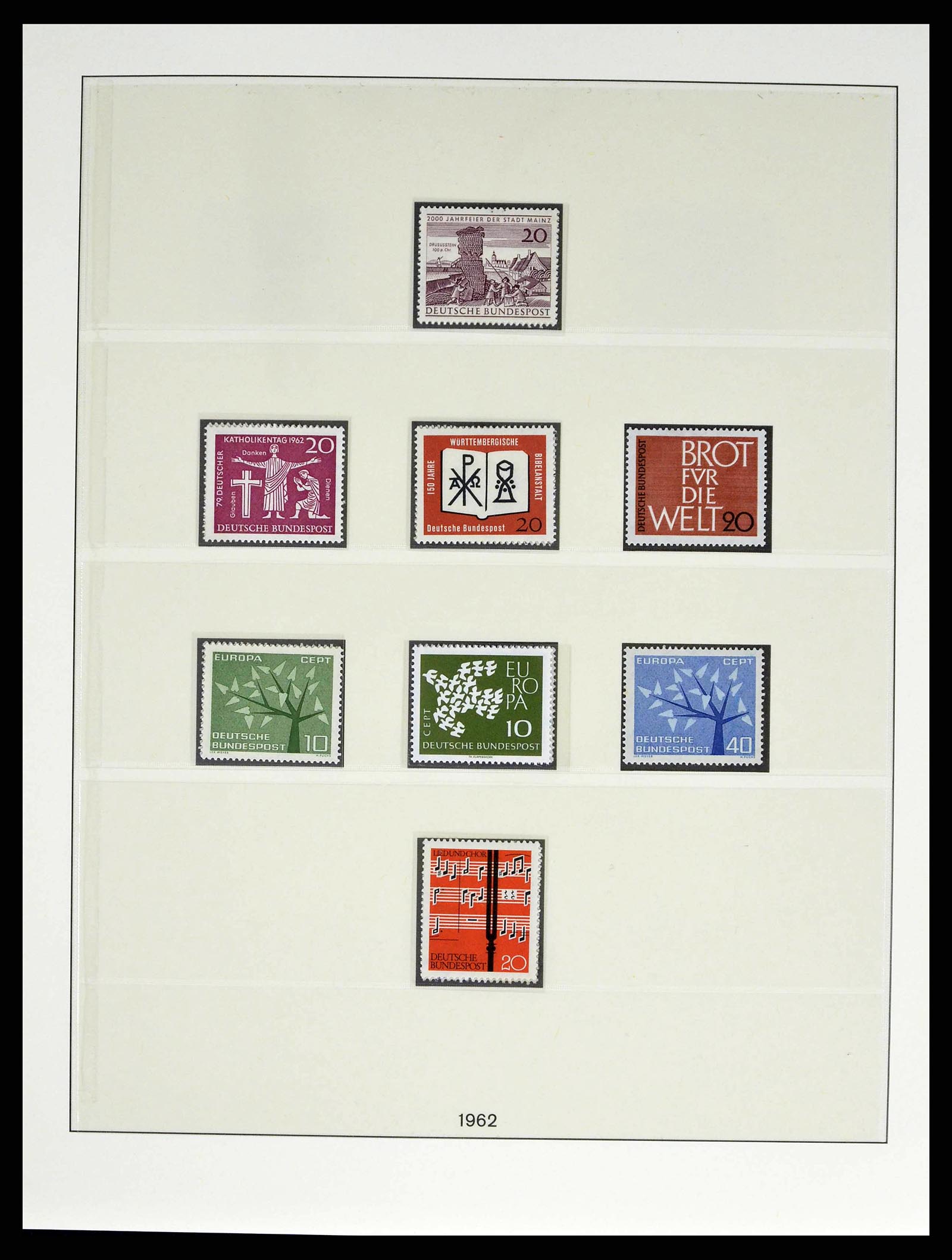 38524 0042 - Stamp collection 38524 Bundespost 1949-1970.