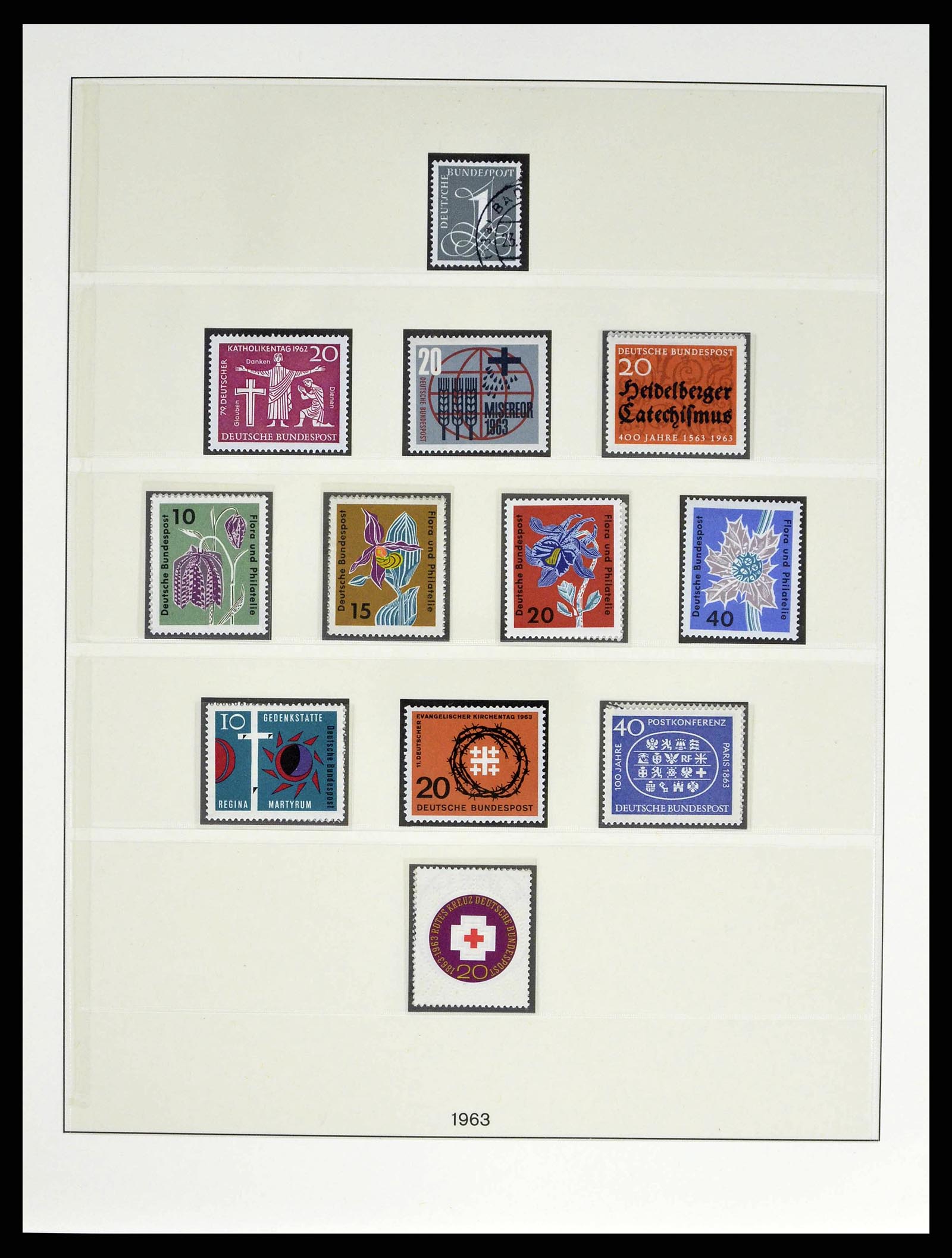 38524 0046 - Stamp collection 38524 Bundespost 1949-1970.