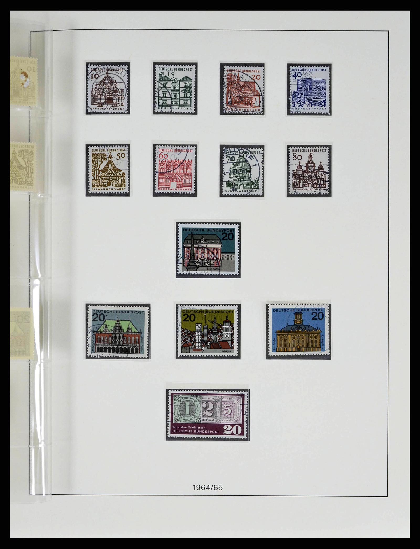 38524 0059 - Stamp collection 38524 Bundespost 1949-1970.