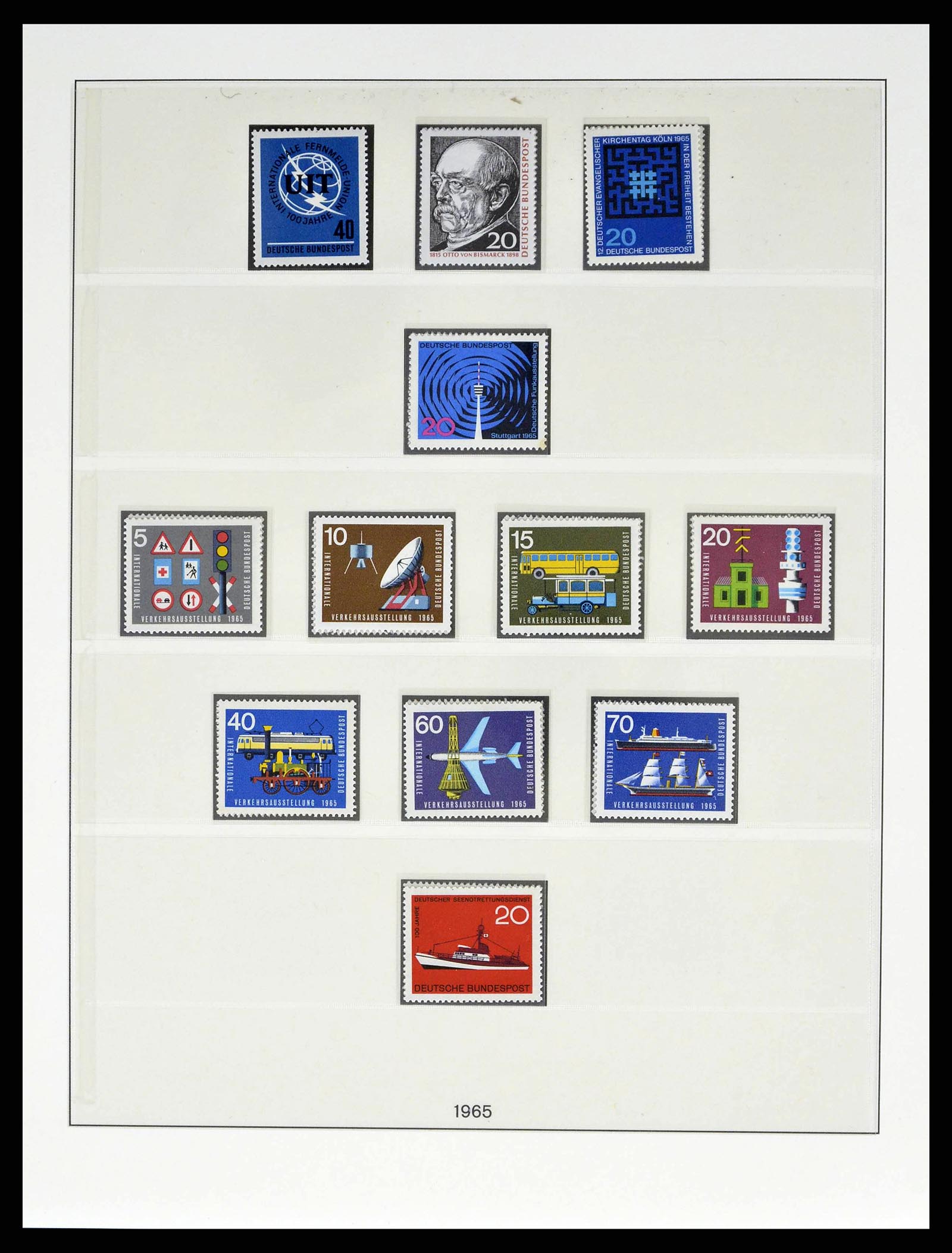 38524 0062 - Stamp collection 38524 Bundespost 1949-1970.