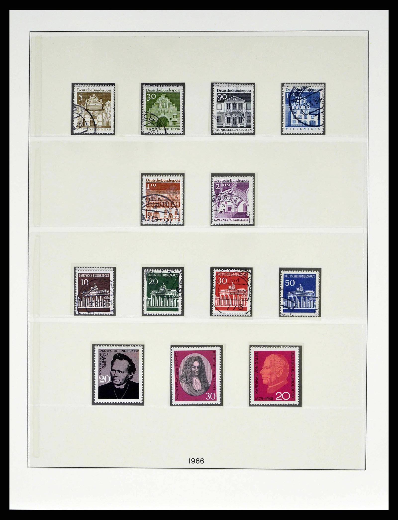 38524 0064 - Stamp collection 38524 Bundespost 1949-1970.