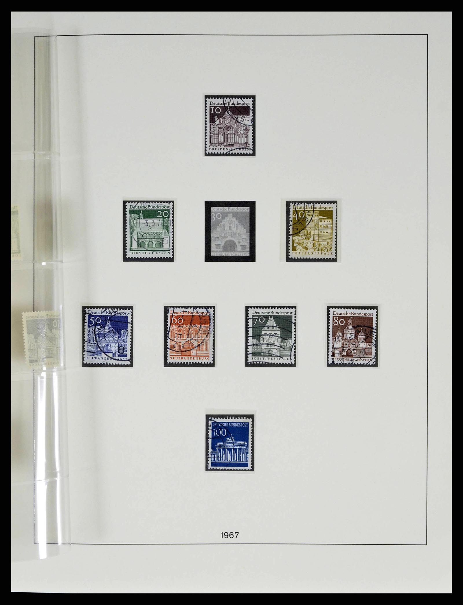 38524 0071 - Stamp collection 38524 Bundespost 1949-1970.