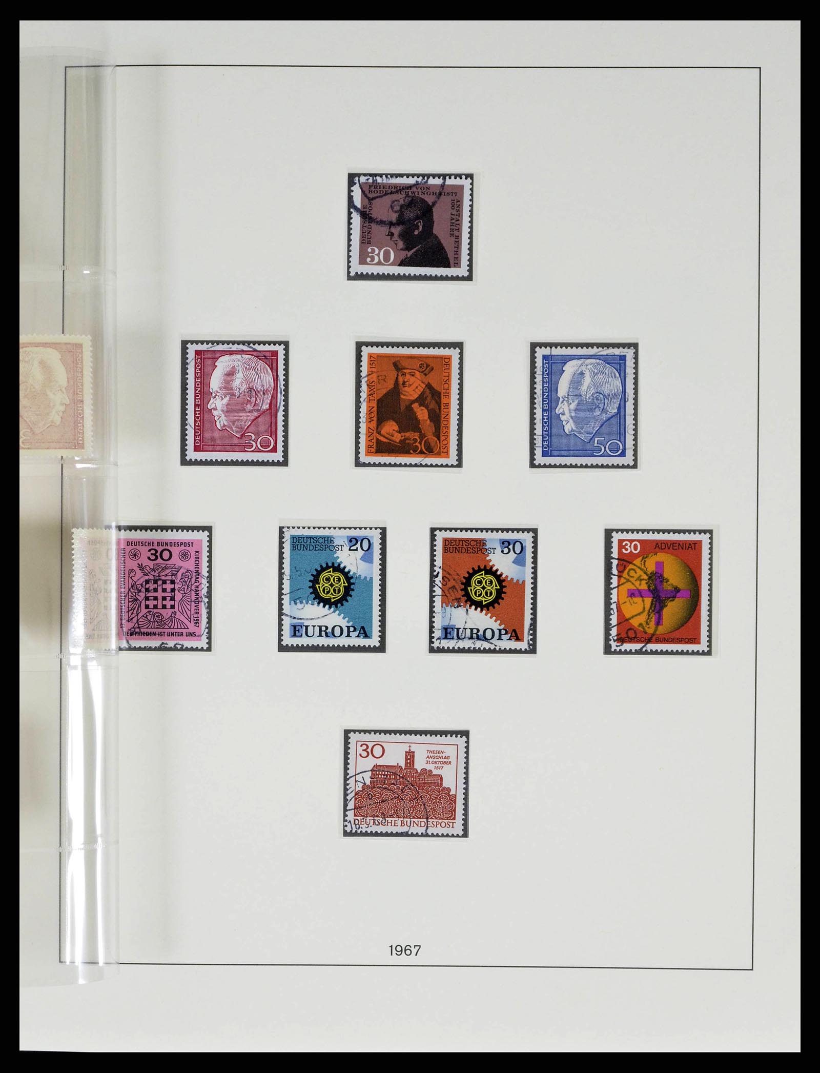 38524 0074 - Stamp collection 38524 Bundespost 1949-1970.