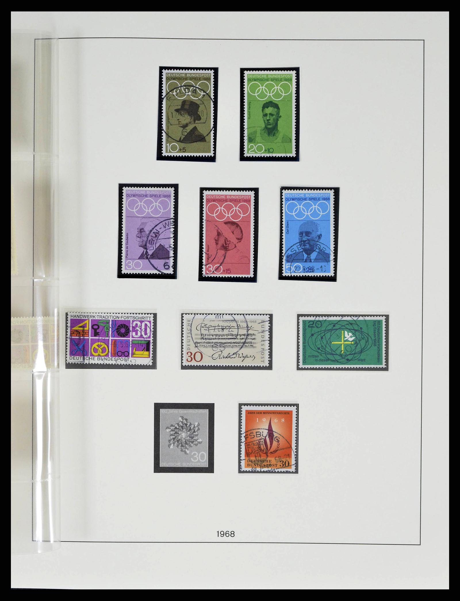 38524 0079 - Stamp collection 38524 Bundespost 1949-1970.