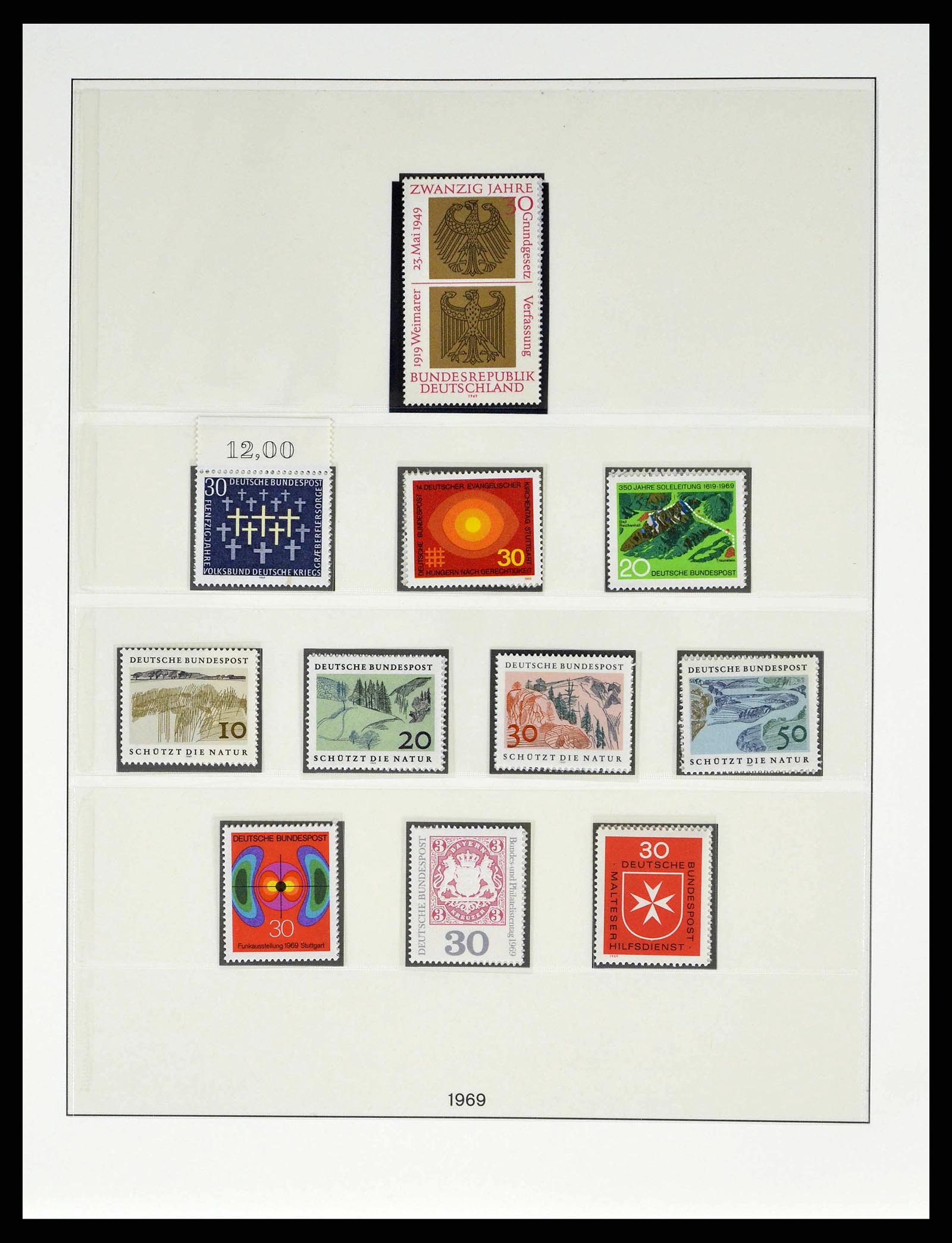 38524 0083 - Stamp collection 38524 Bundespost 1949-1970.