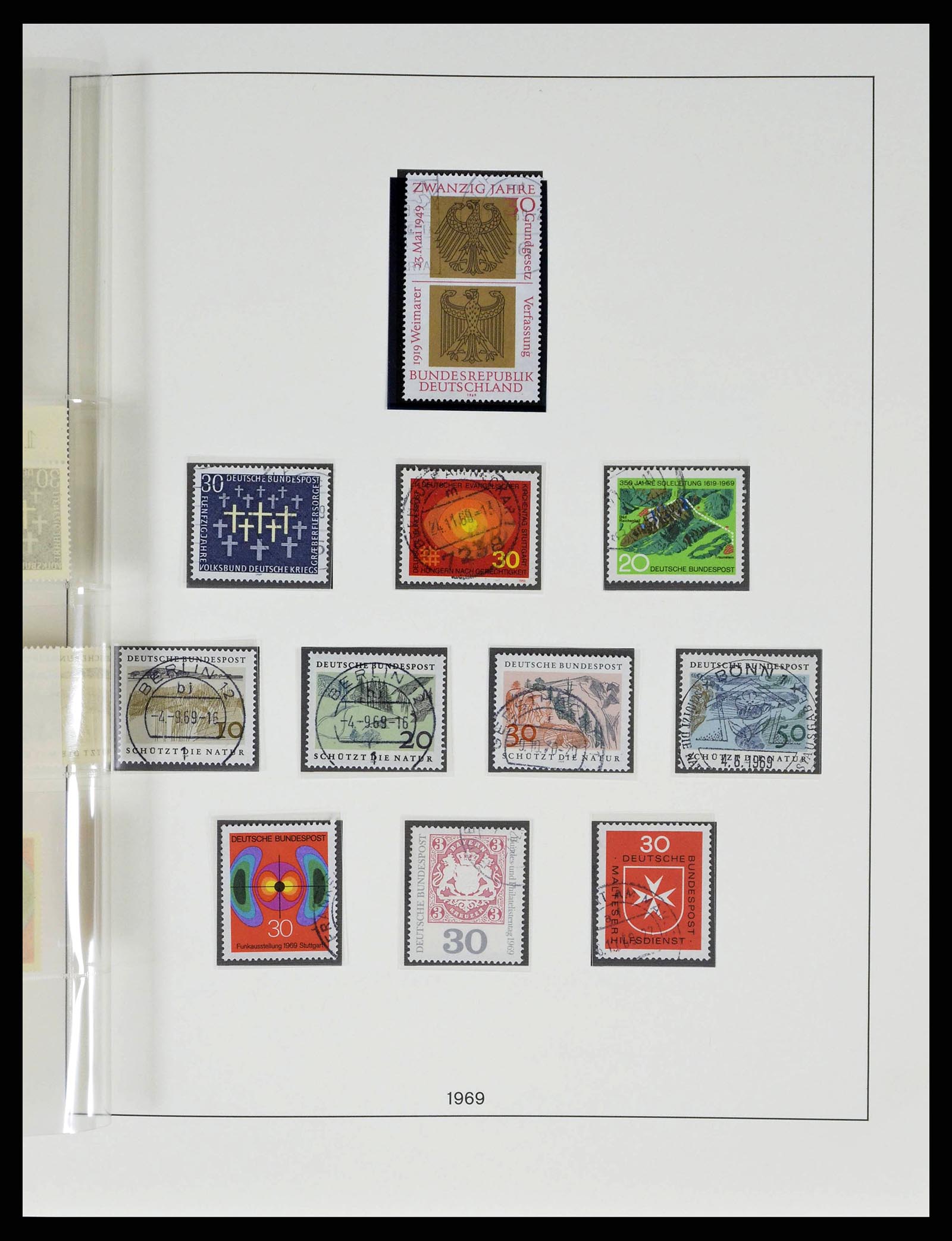 38524 0084 - Stamp collection 38524 Bundespost 1949-1970.