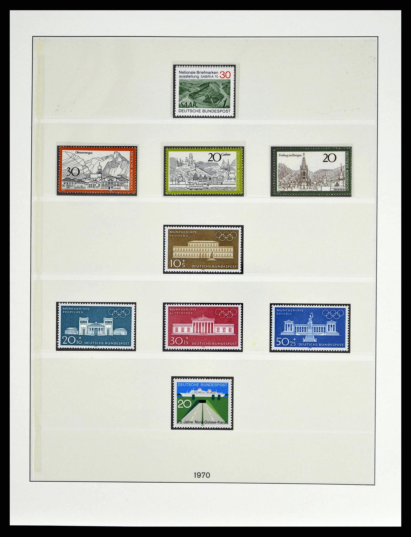38524 0093 - Stamp collection 38524 Bundespost 1949-1970.