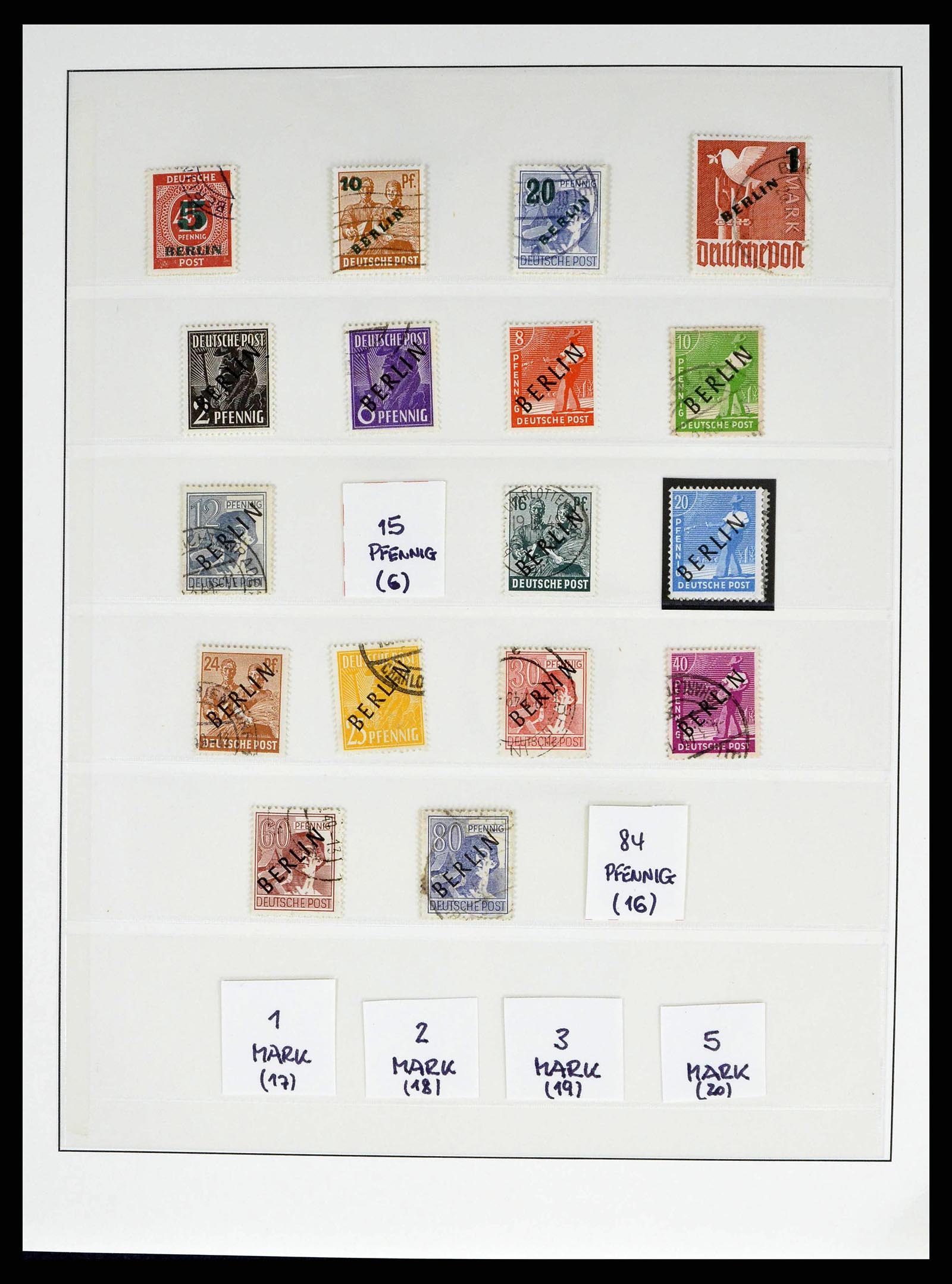 38524 0097 - Stamp collection 38524 Bundespost 1949-1970.