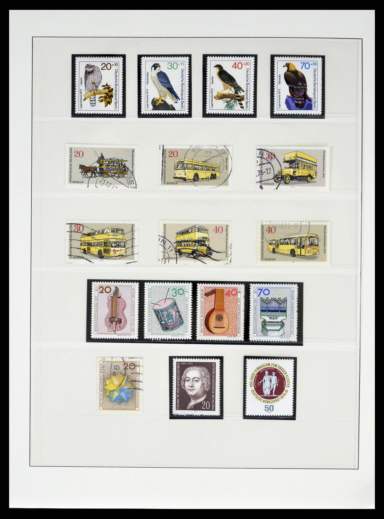 38524 0137 - Stamp collection 38524 Bundespost 1949-1970.