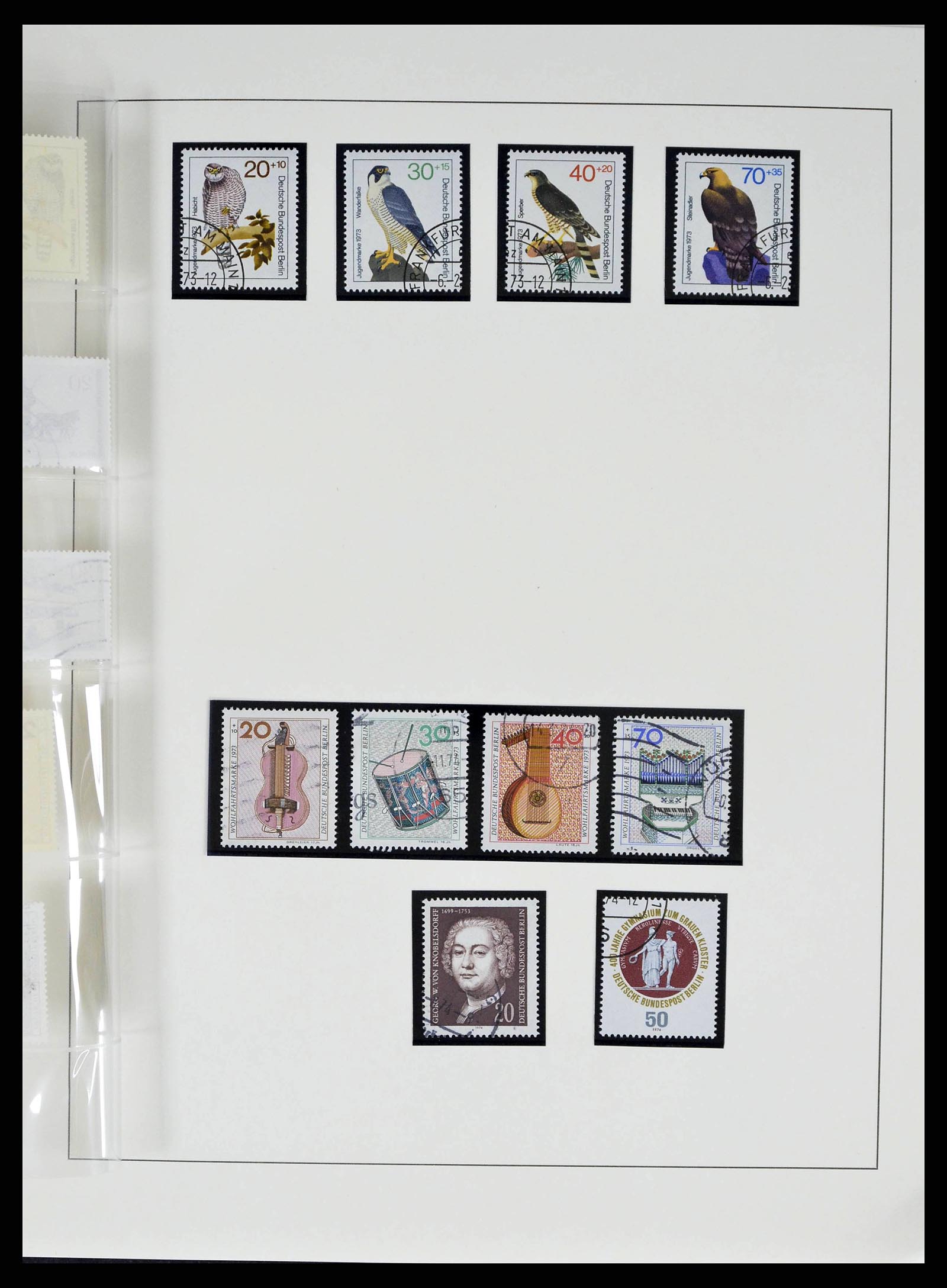 38524 0138 - Stamp collection 38524 Bundespost 1949-1970.