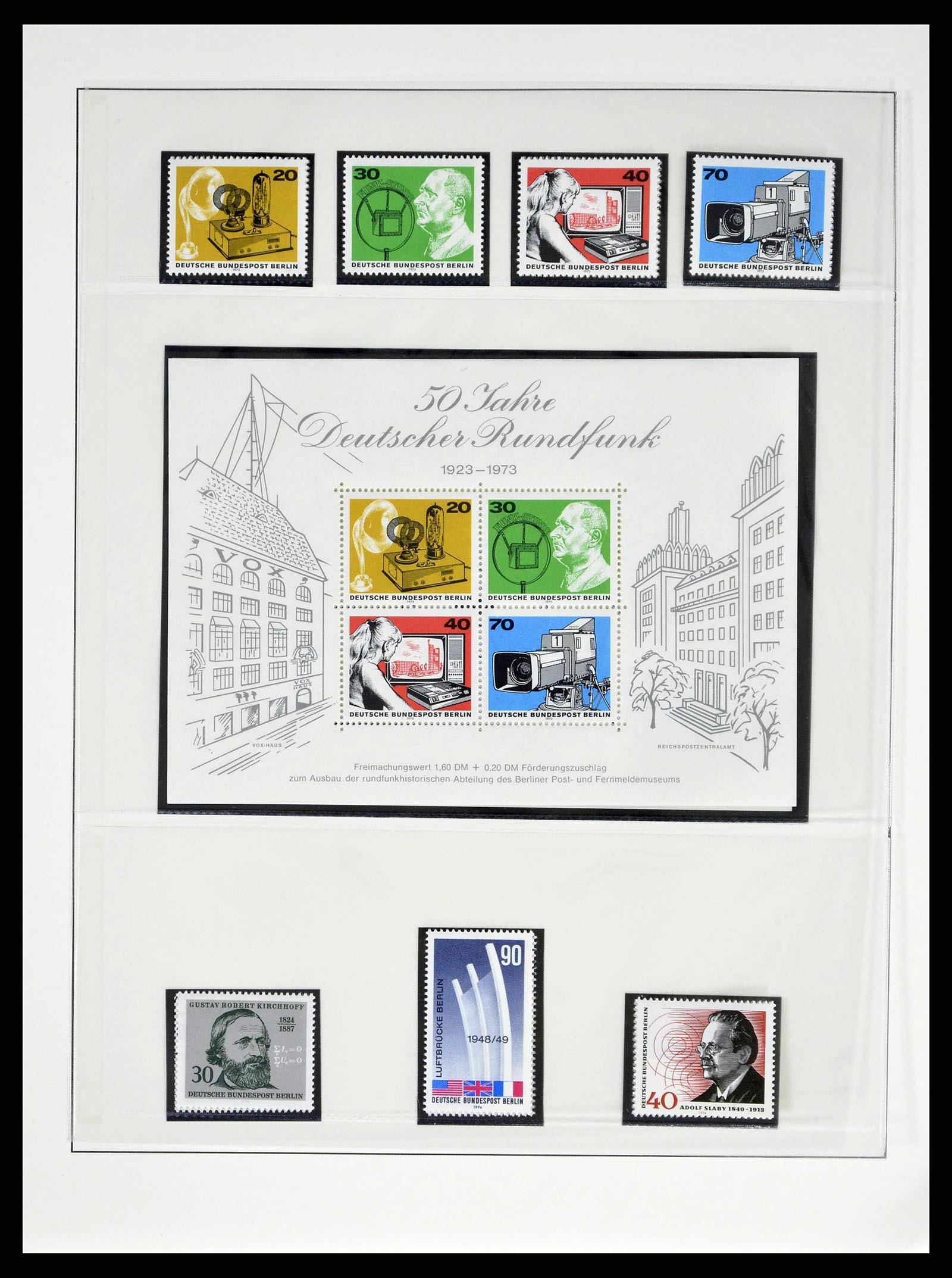 38524 0139 - Stamp collection 38524 Bundespost 1949-1970.