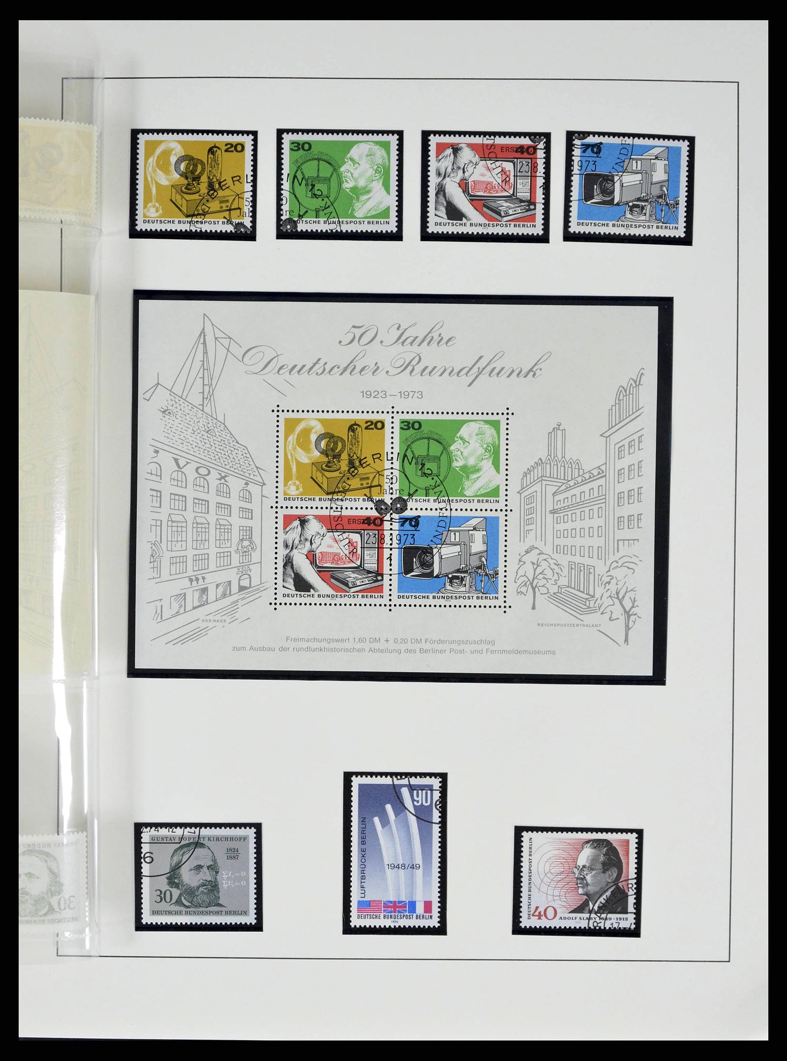 38524 0140 - Stamp collection 38524 Bundespost 1949-1970.