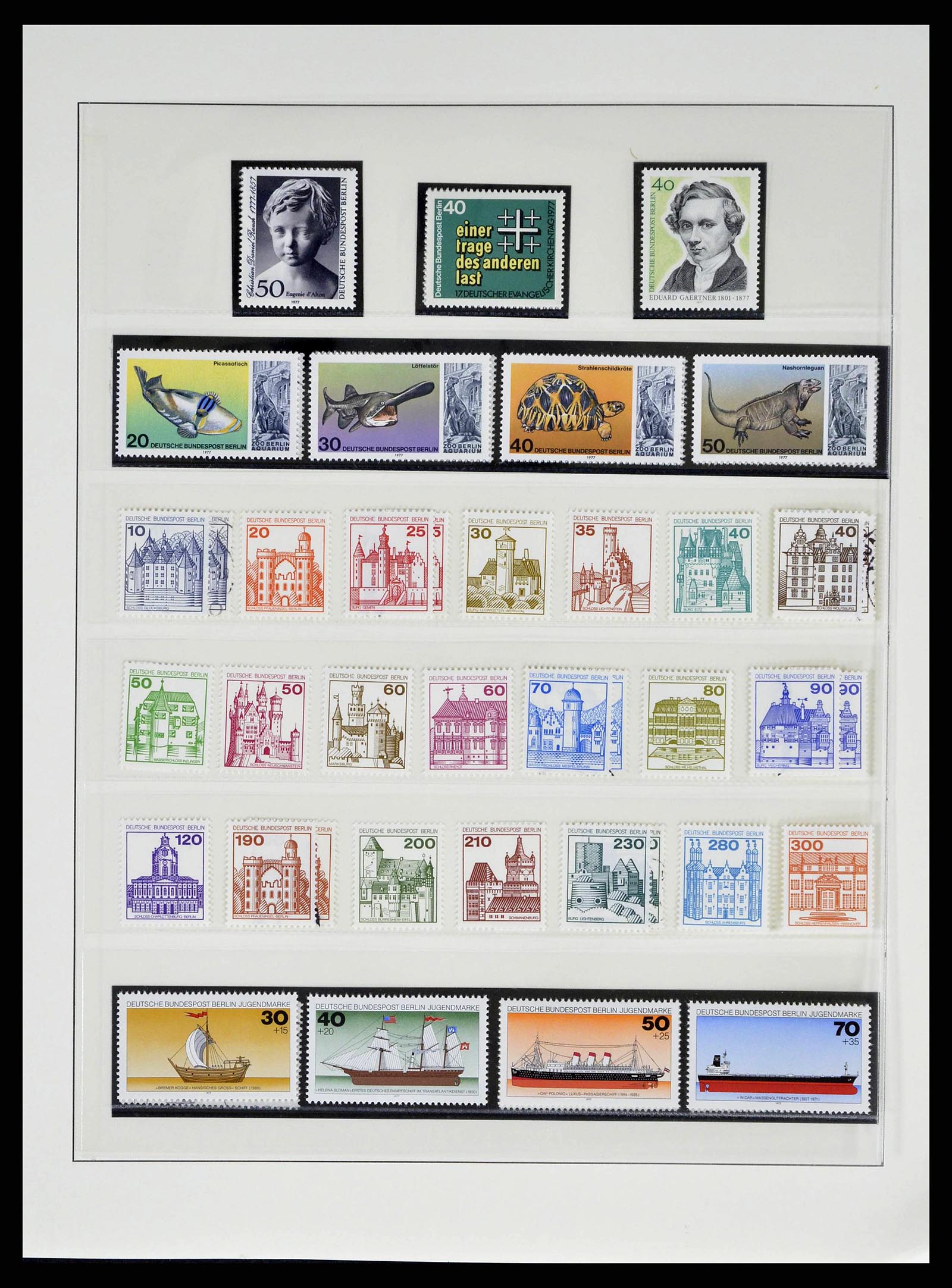 38524 0150 - Stamp collection 38524 Bundespost 1949-1970.