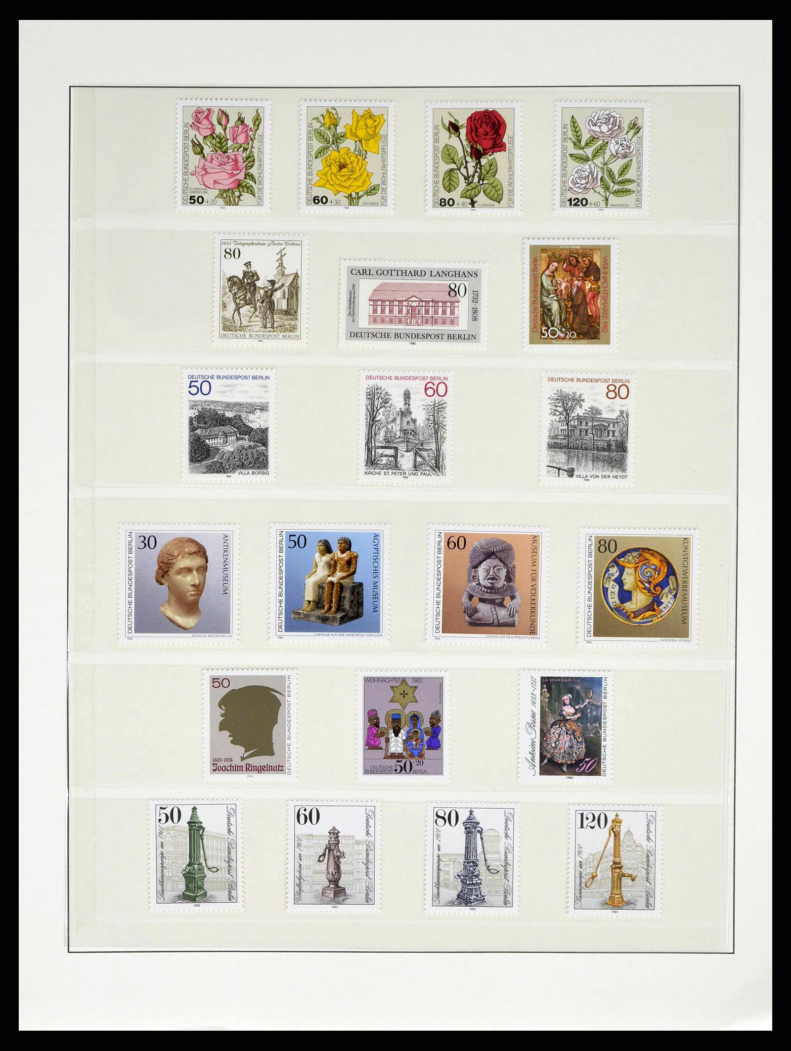 38524 0162 - Stamp collection 38524 Bundespost 1949-1970.