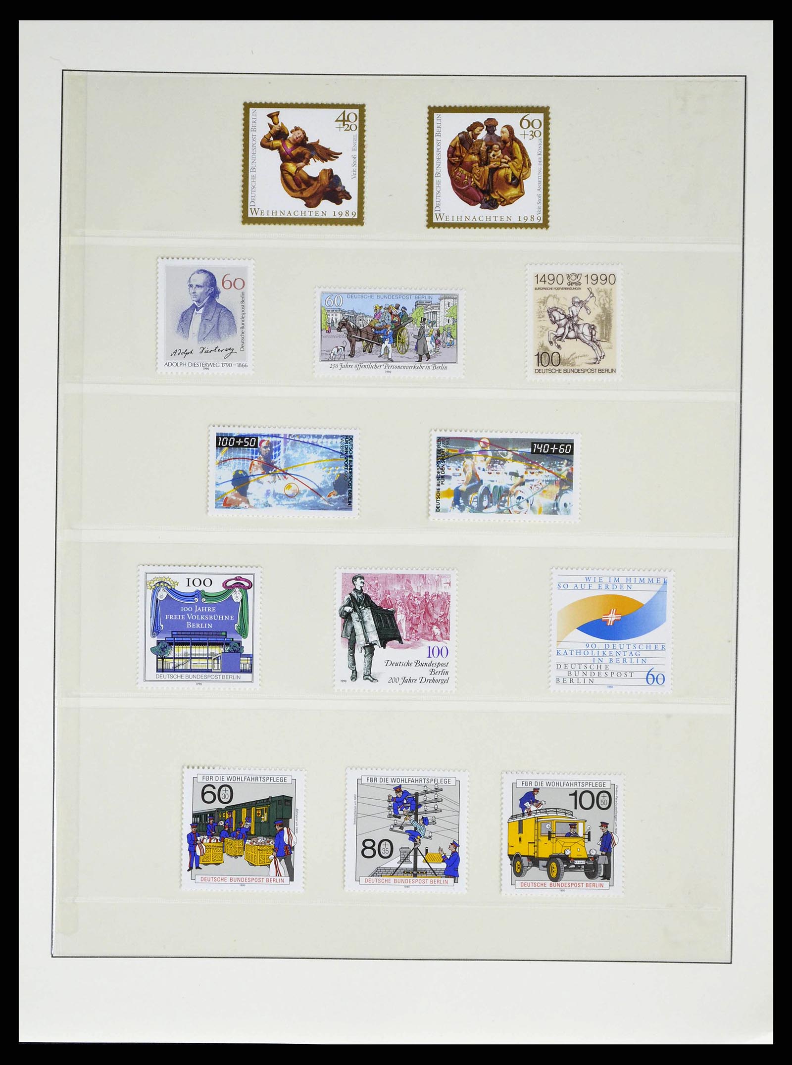 38524 0172 - Stamp collection 38524 Bundespost 1949-1970.