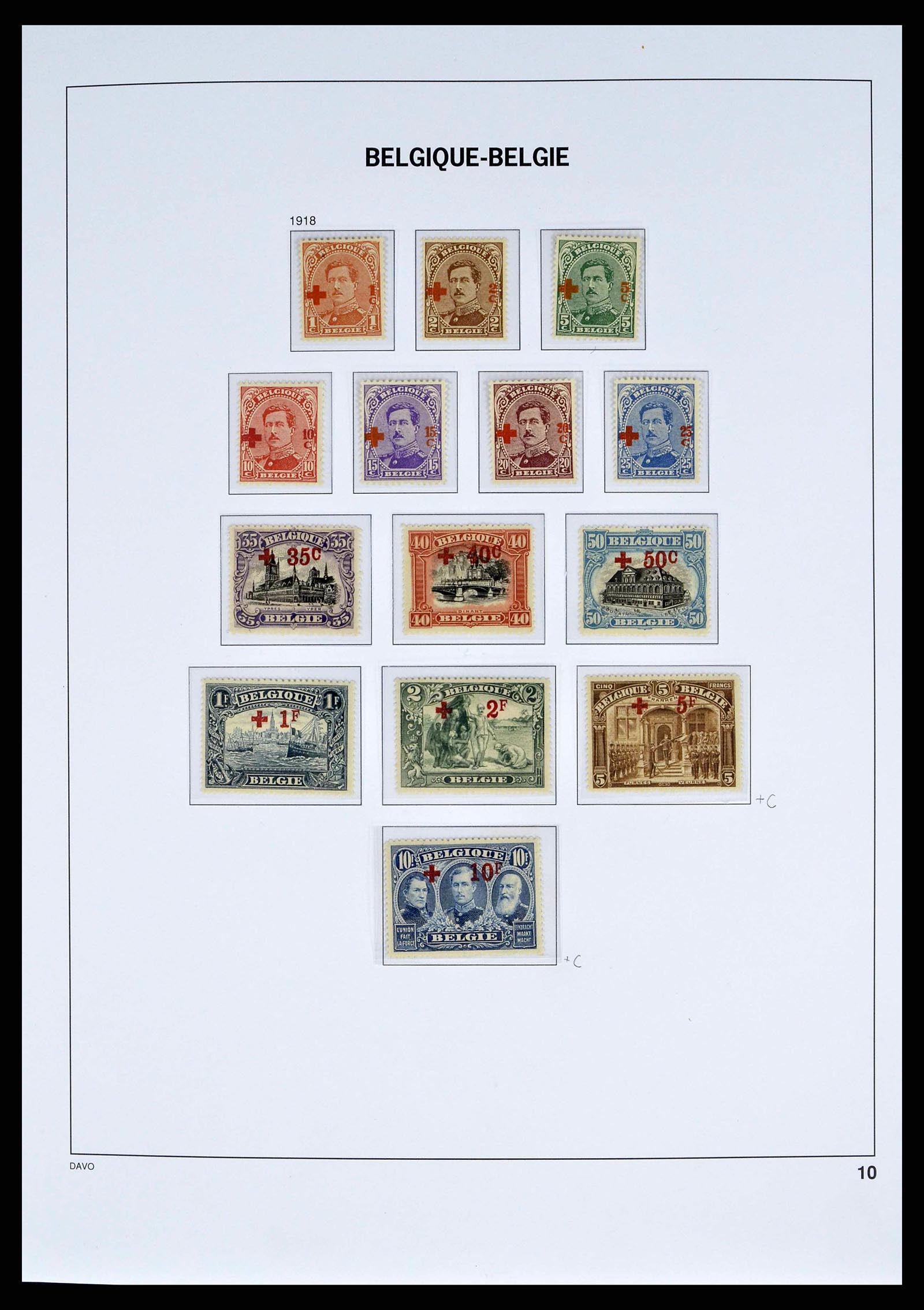 38525 0006 - Stamp collection 38525 Belgium 1911-1961.