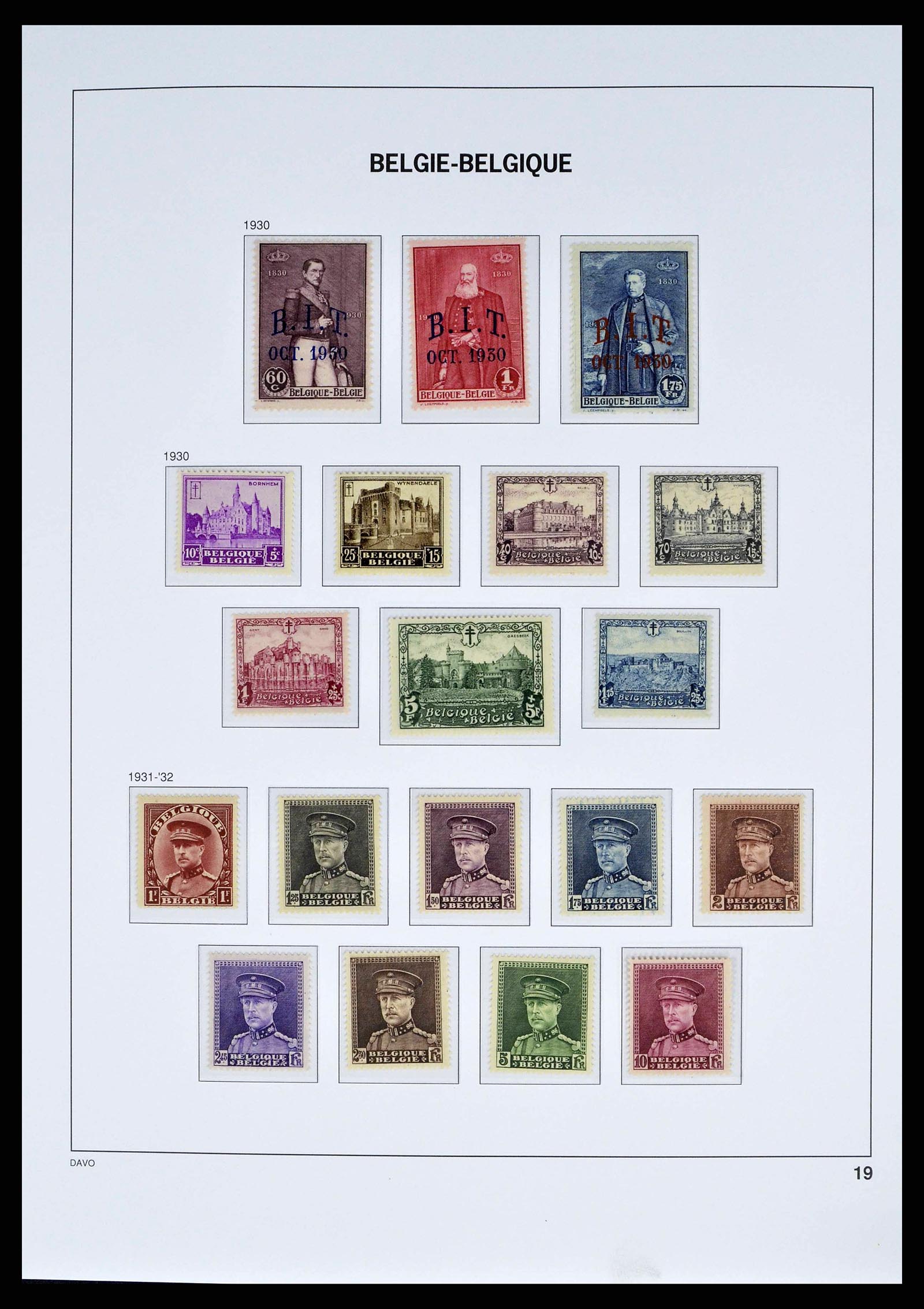 38525 0016 - Stamp collection 38525 Belgium 1911-1961.