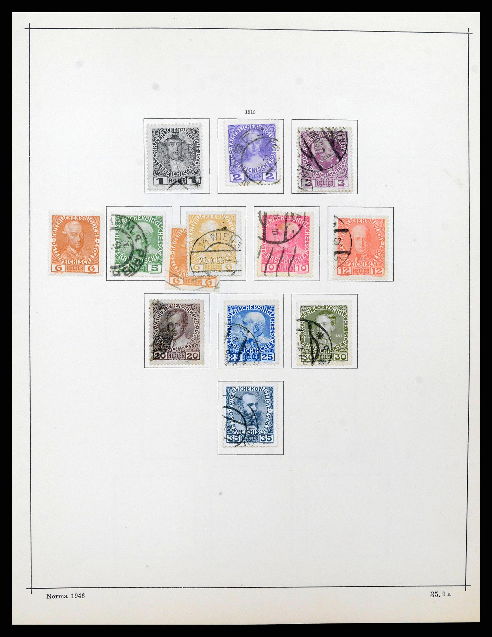 38527 0012 - Postzegelverzameling 38527 Oostenrijk en gebieden 1850-1953.