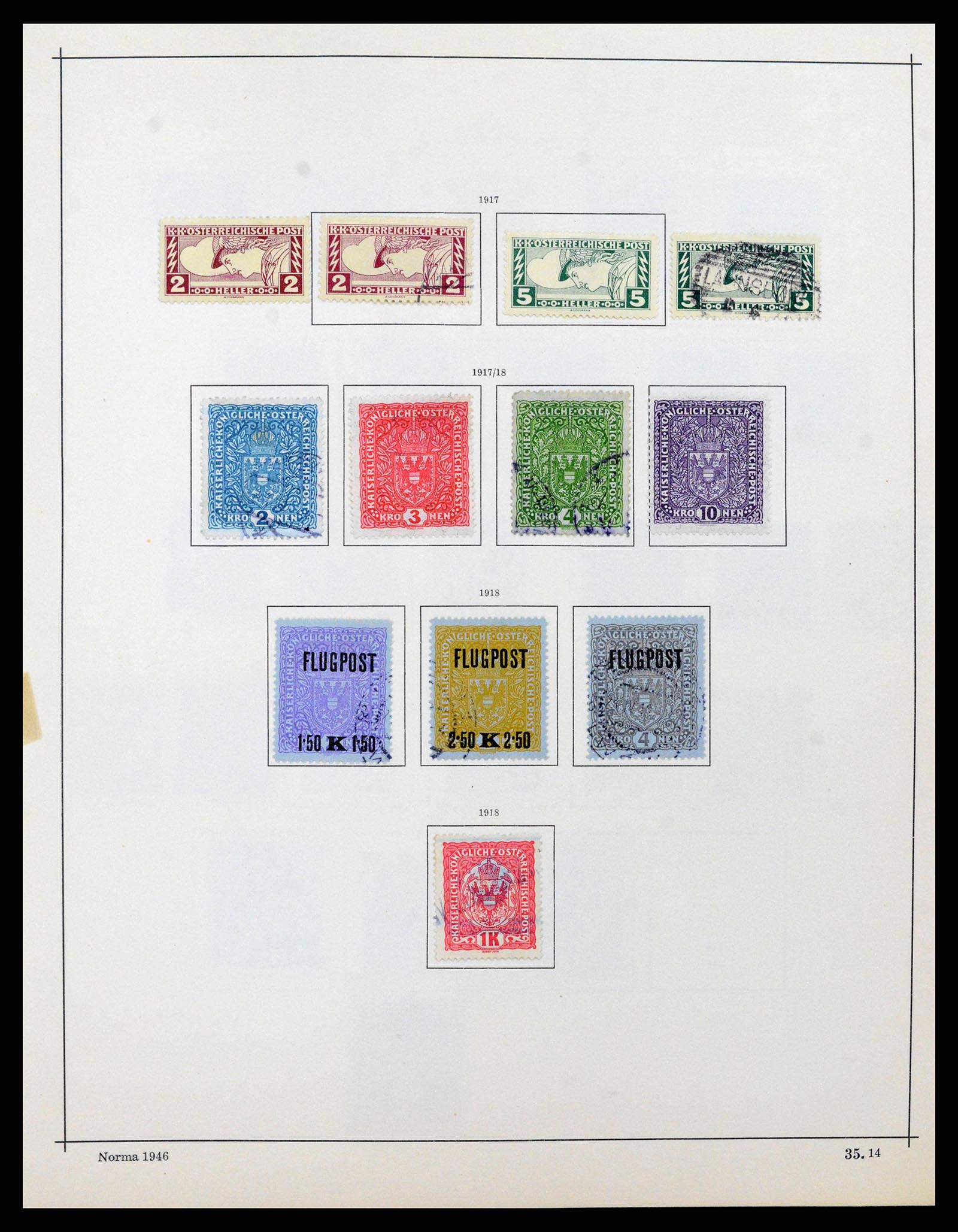 38527 0018 - Postzegelverzameling 38527 Oostenrijk en gebieden 1850-1953.