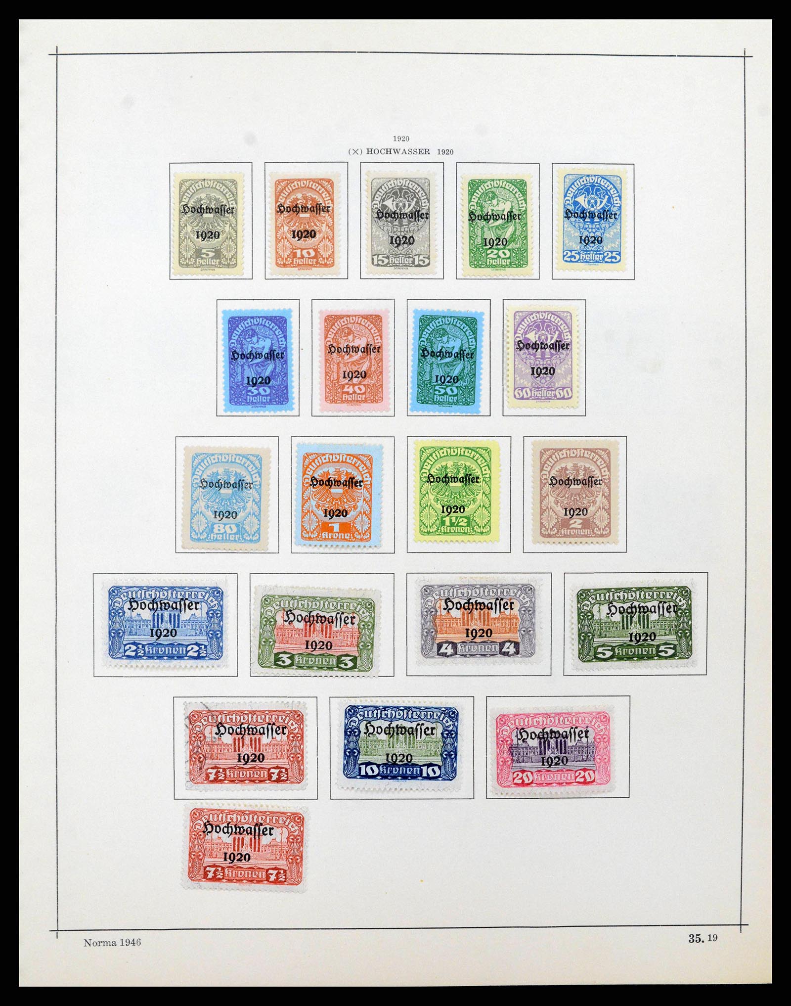 38527 0023 - Postzegelverzameling 38527 Oostenrijk en gebieden 1850-1953.