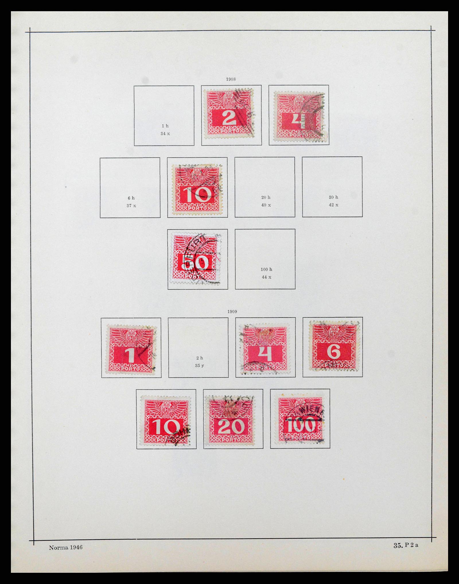 38527 0046 - Postzegelverzameling 38527 Oostenrijk en gebieden 1850-1953.
