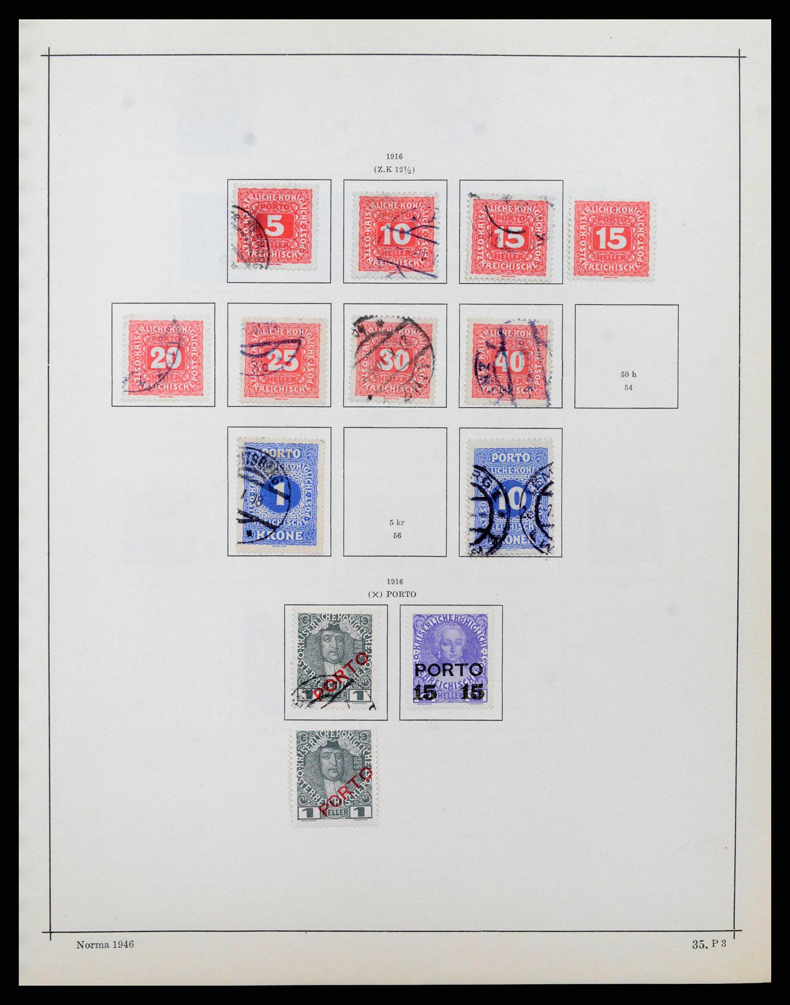 38527 0047 - Postzegelverzameling 38527 Oostenrijk en gebieden 1850-1953.
