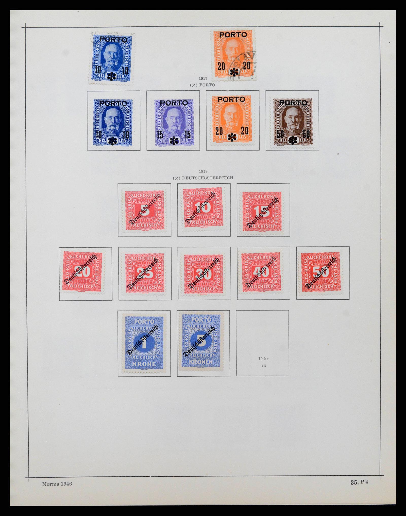 38527 0048 - Postzegelverzameling 38527 Oostenrijk en gebieden 1850-1953.